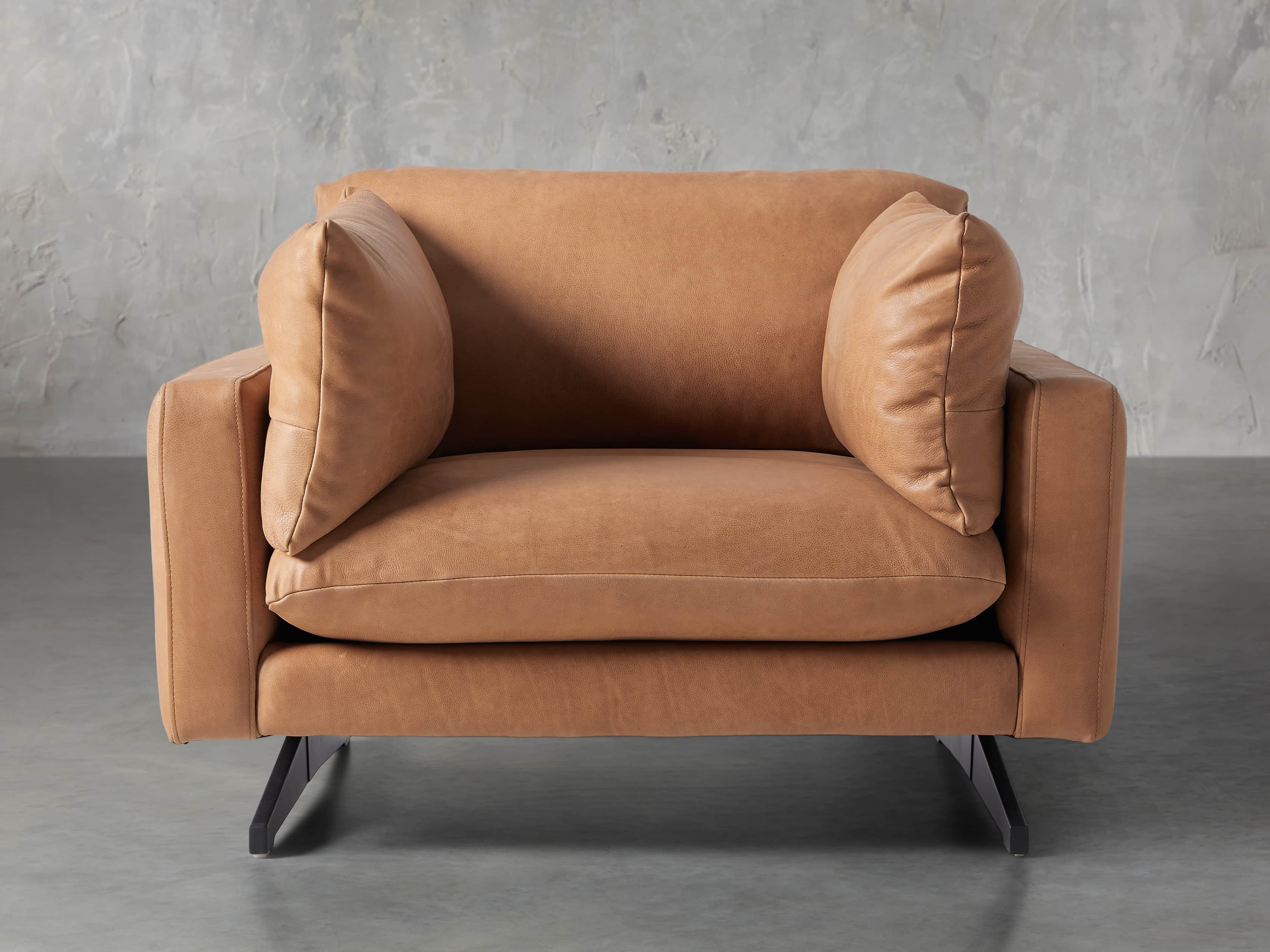 Jarvis Leather Chair Arhaus Jarvis Leather Chair Arhaus, Chamberlin Recycled Leather Sofa
