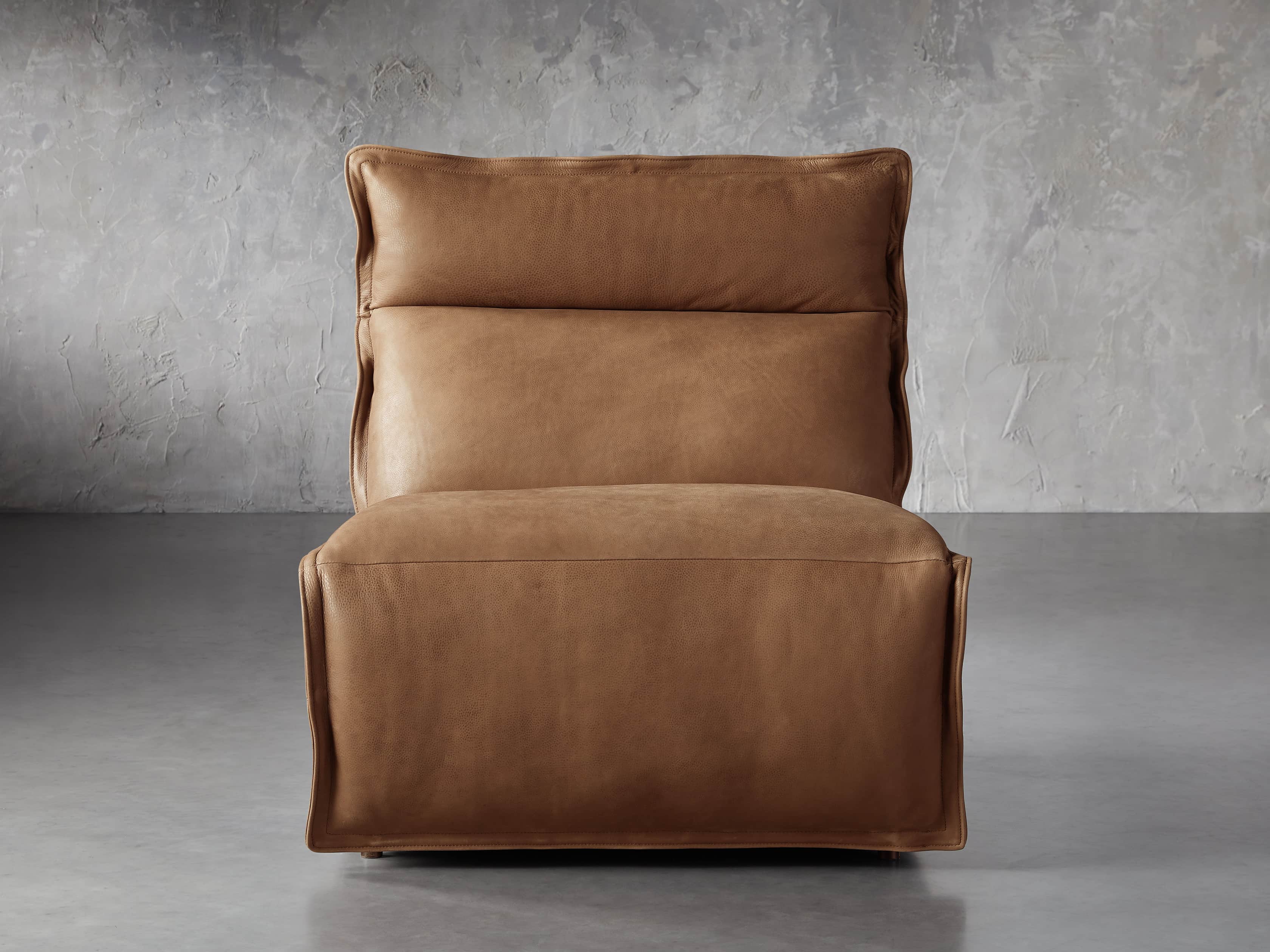 Armless Leather Chair Amazadesign