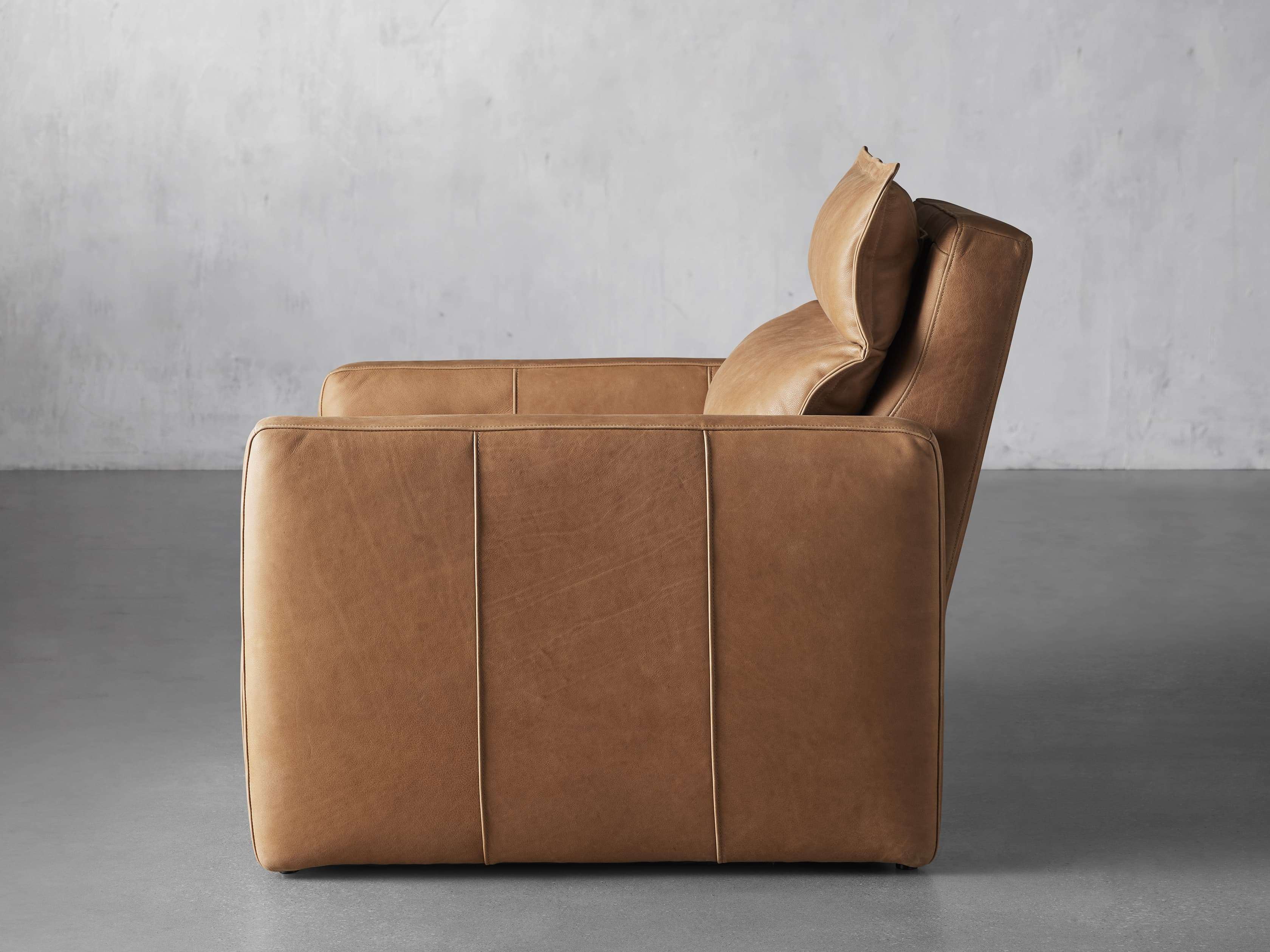 High back leather online recliner chair