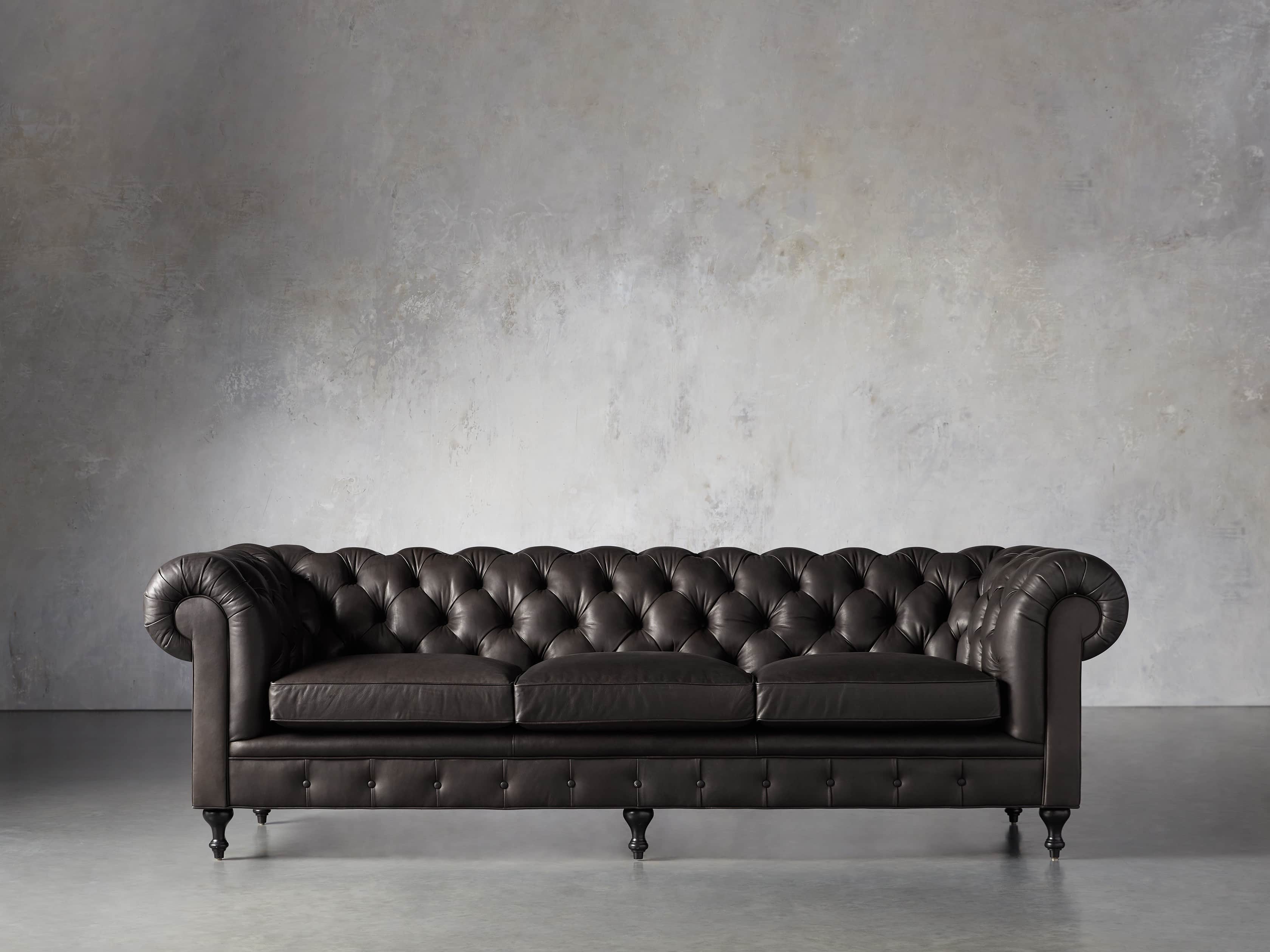 Wes Leather Java Sofa