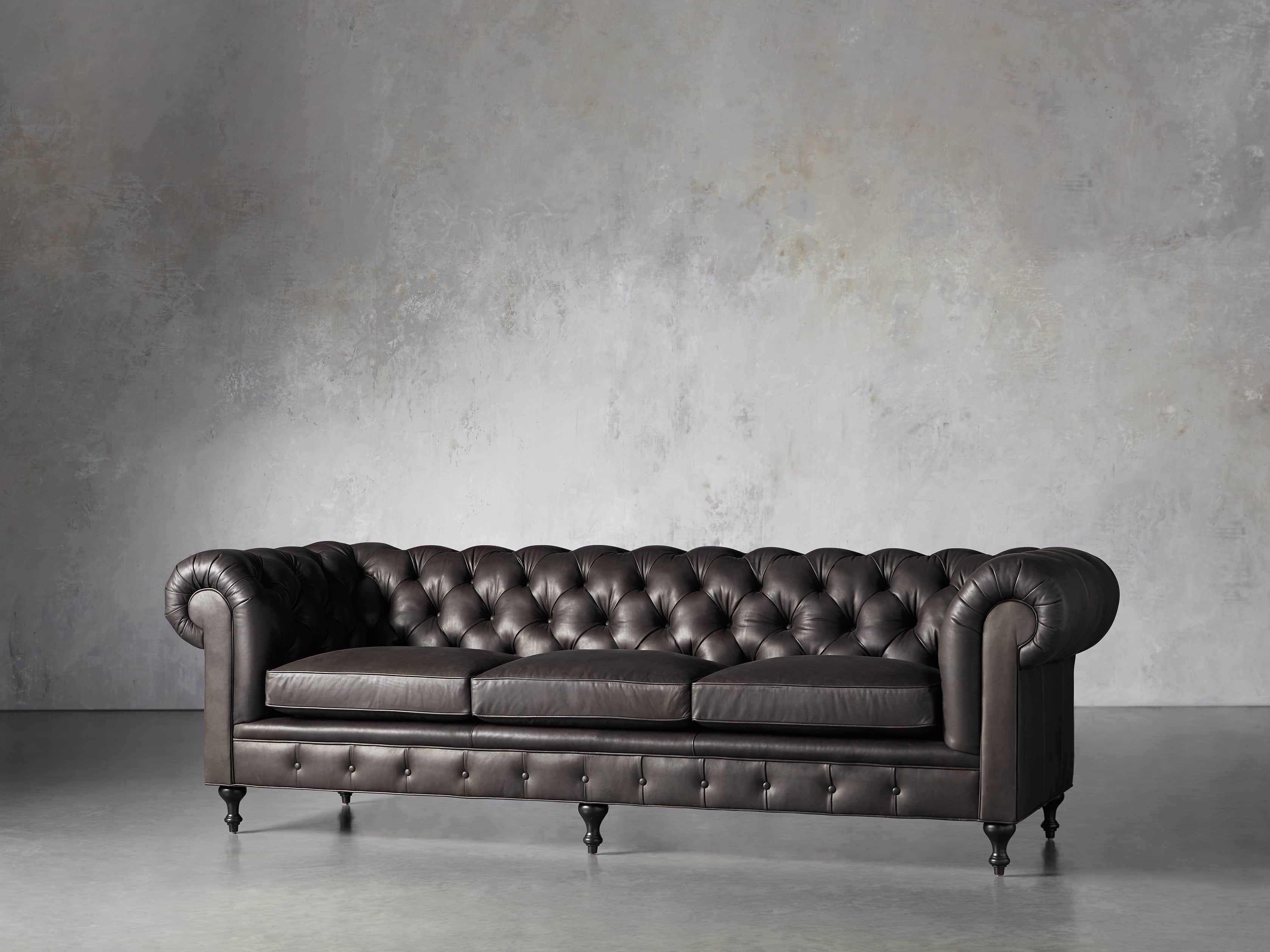 Wessex Leather 109" Sofa