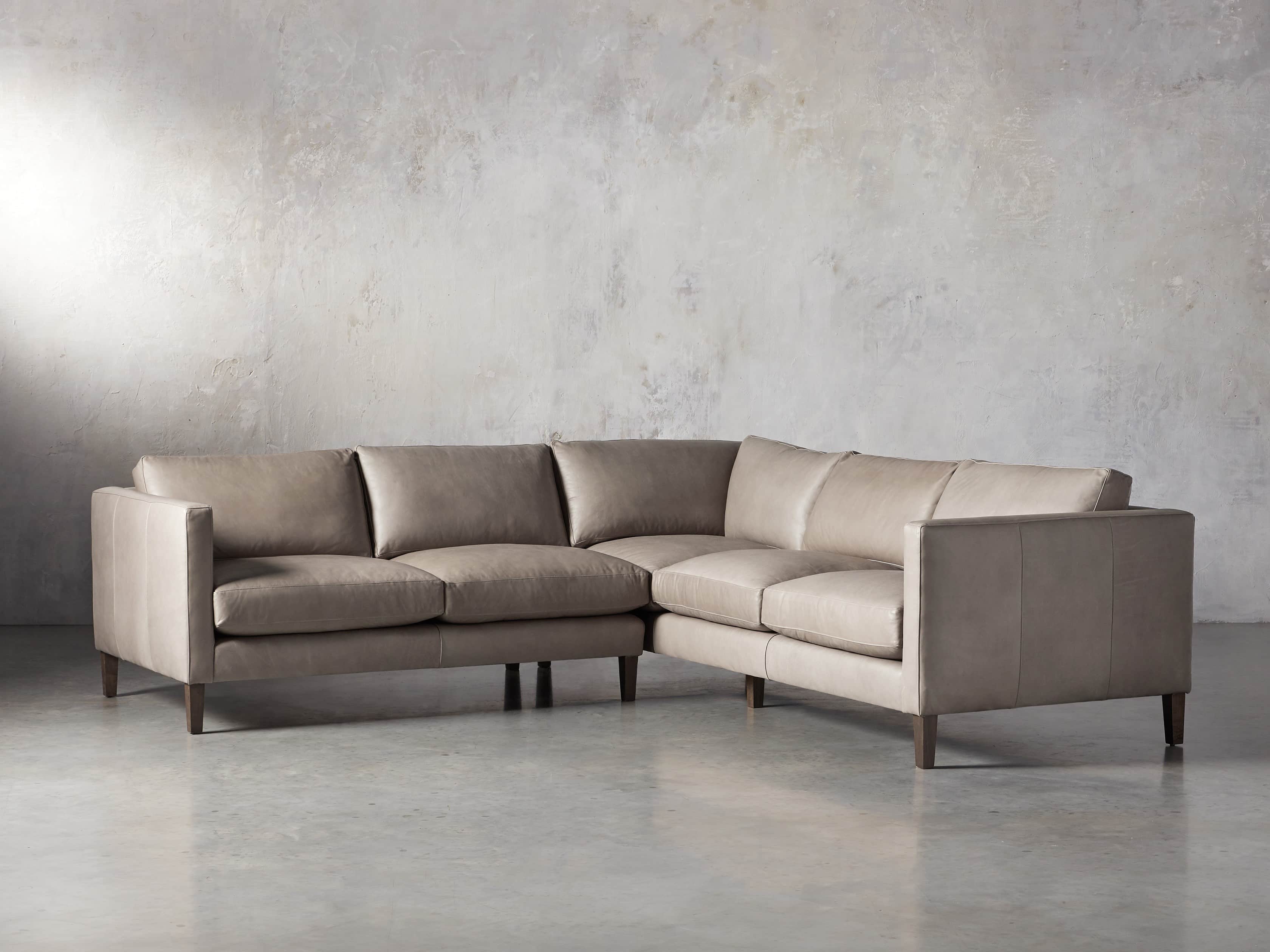 Radford Leather 105" Two Piece Sectional