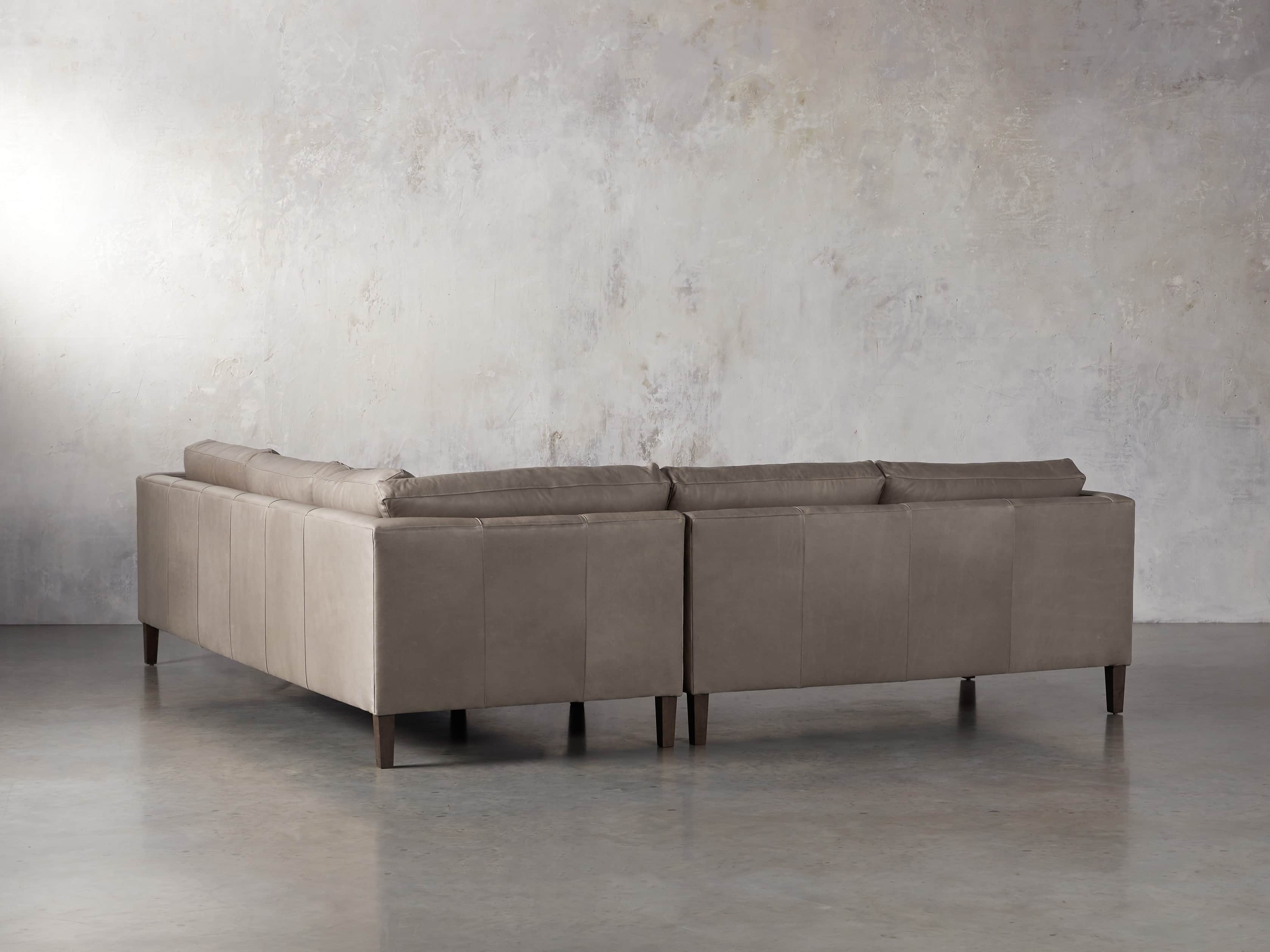 Radford Leather 105" Two Piece Sectional