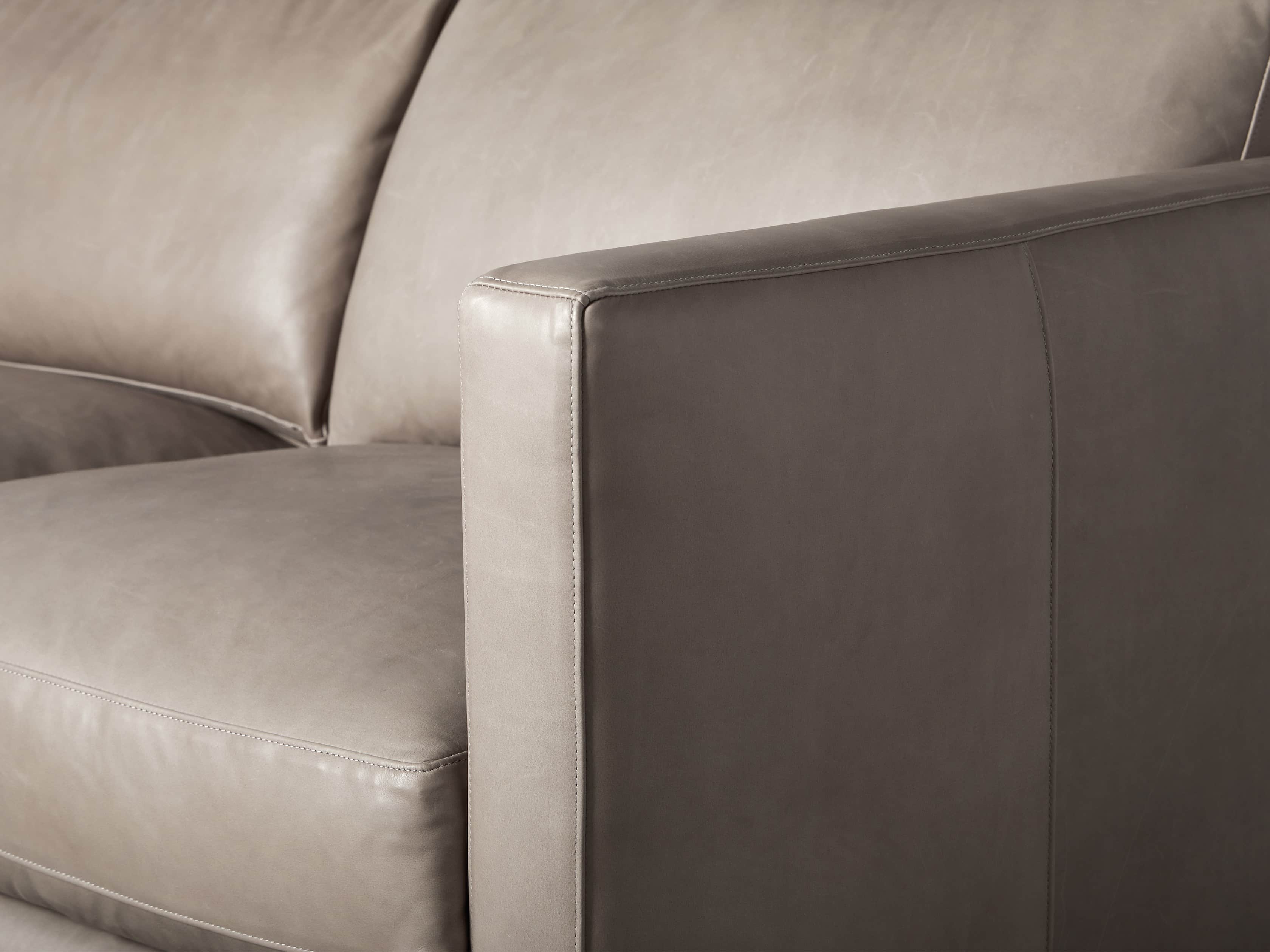 Radford Leather 105" Two Piece Sectional