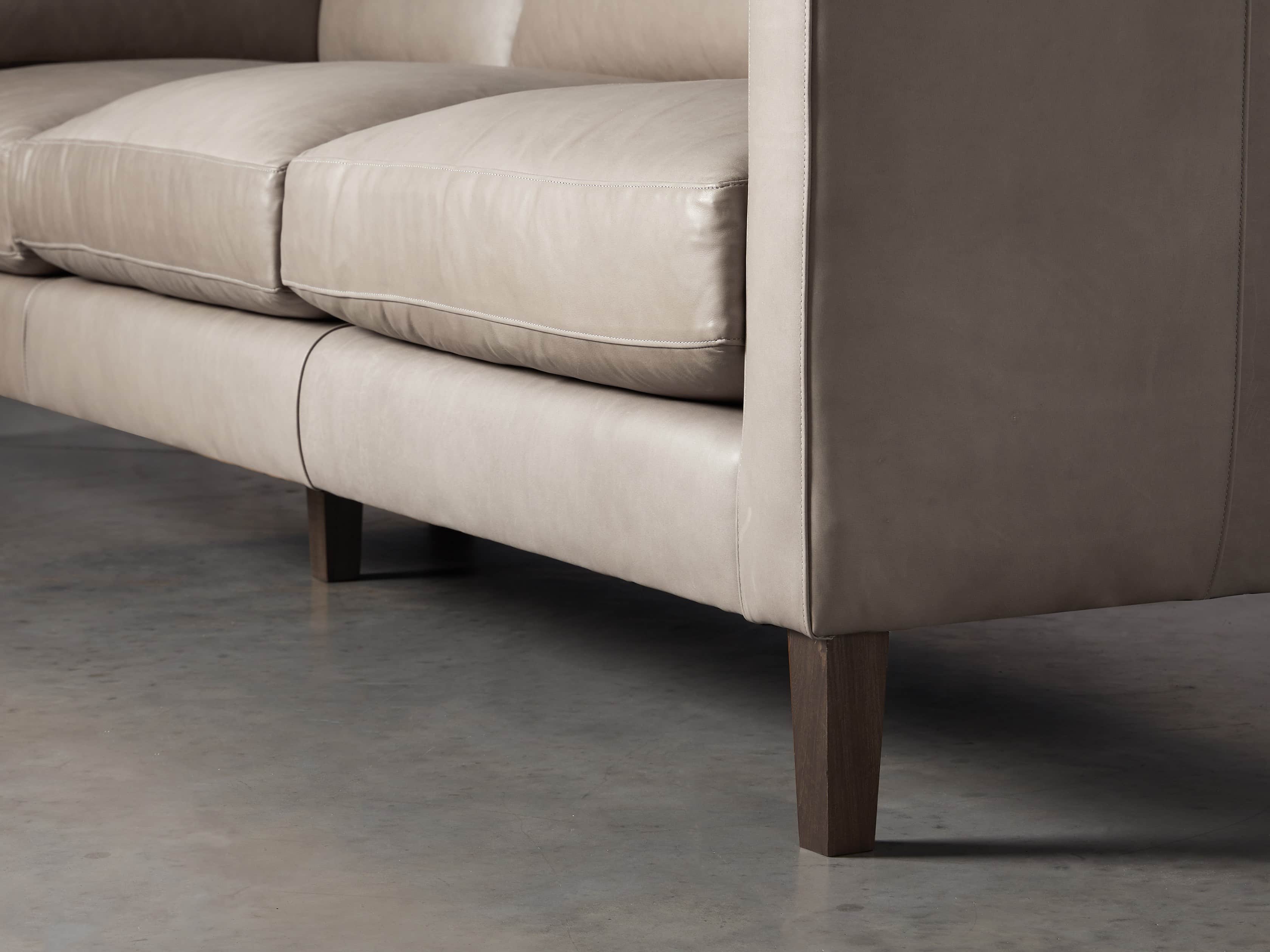 Radford Leather 105" Two Piece Sectional