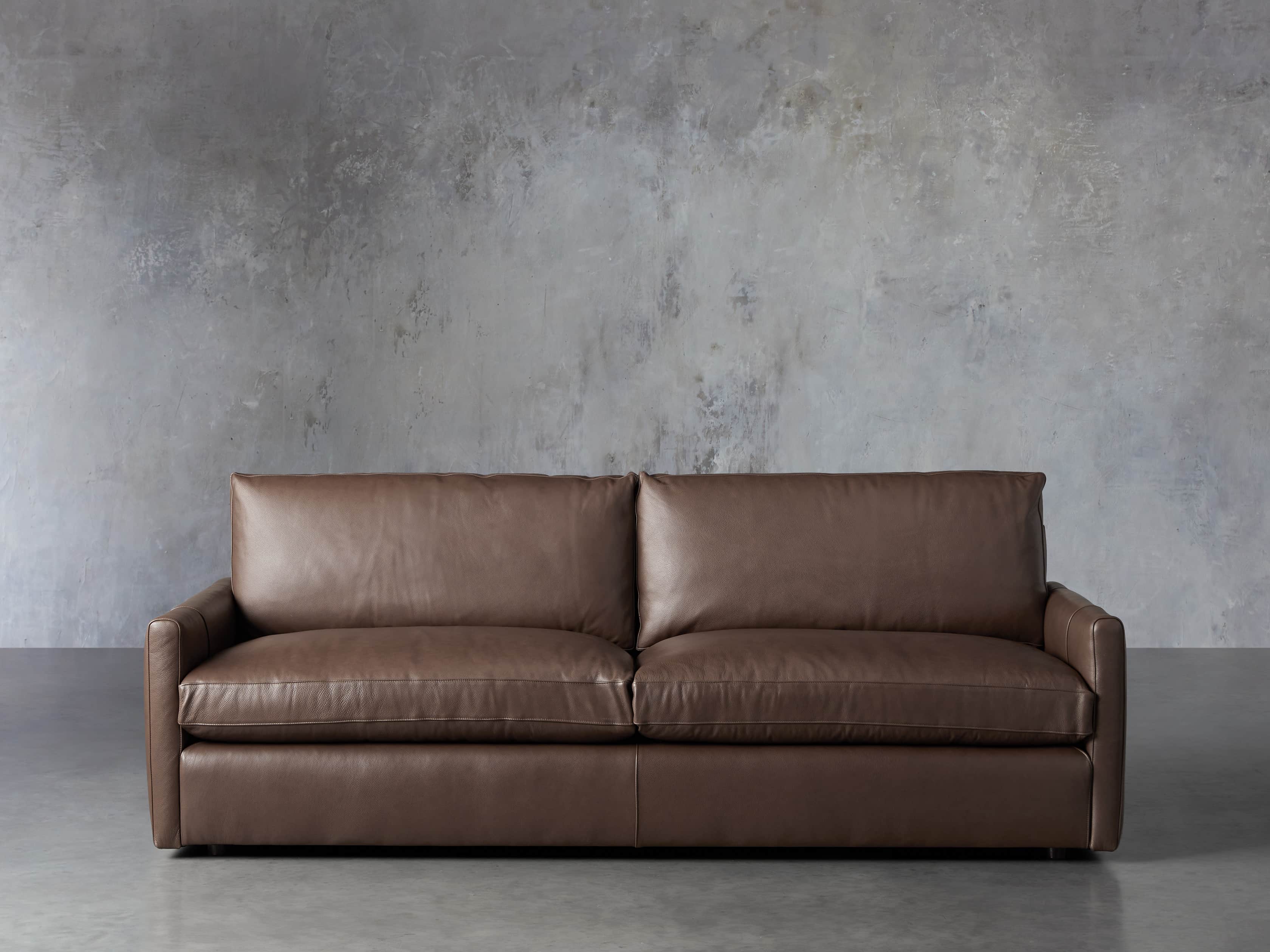 Sofas & Couches Leather Sofas Loveseats Arhaus