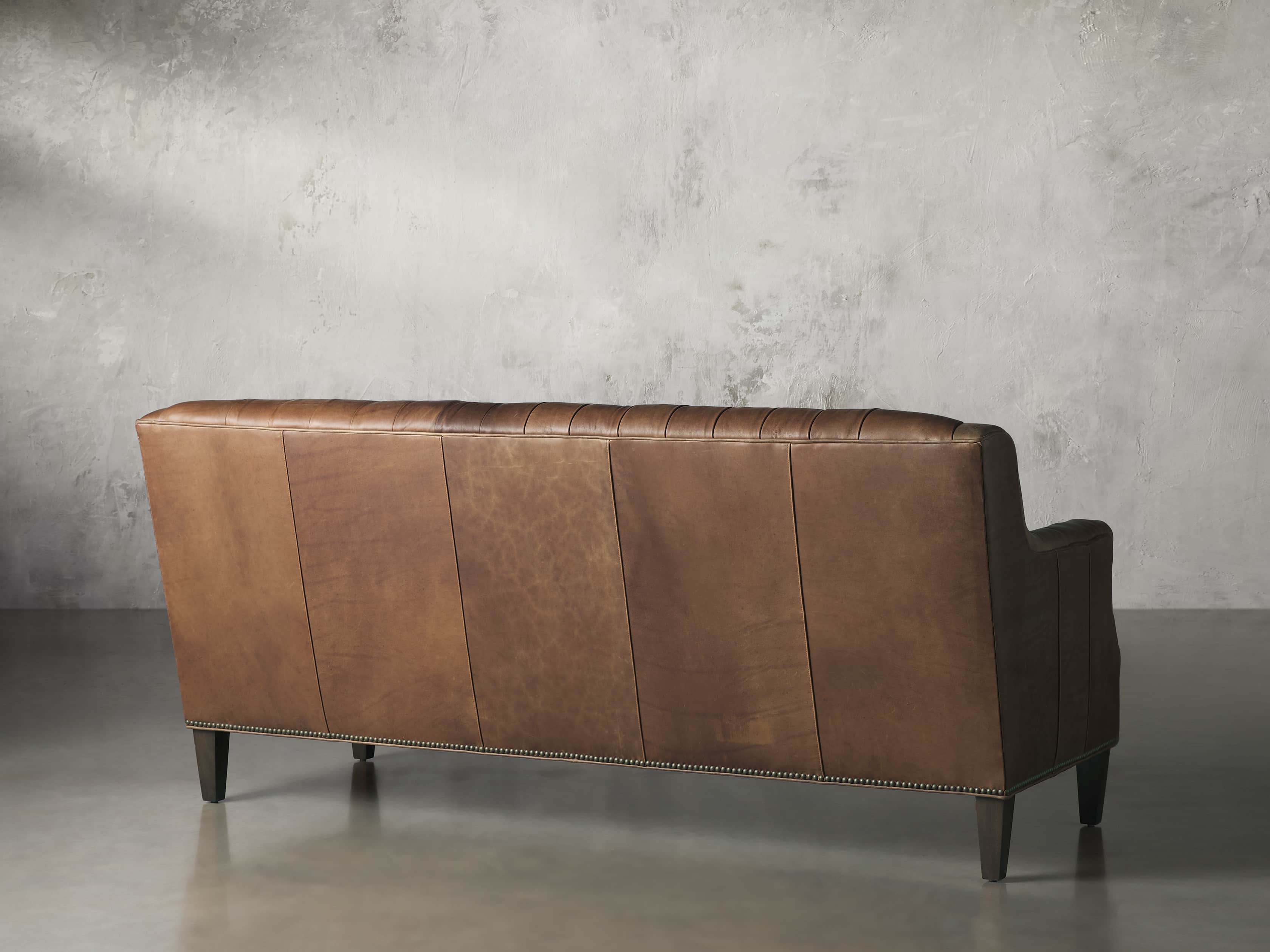 Hartford Leather 74" Settee, slide 5 of 8