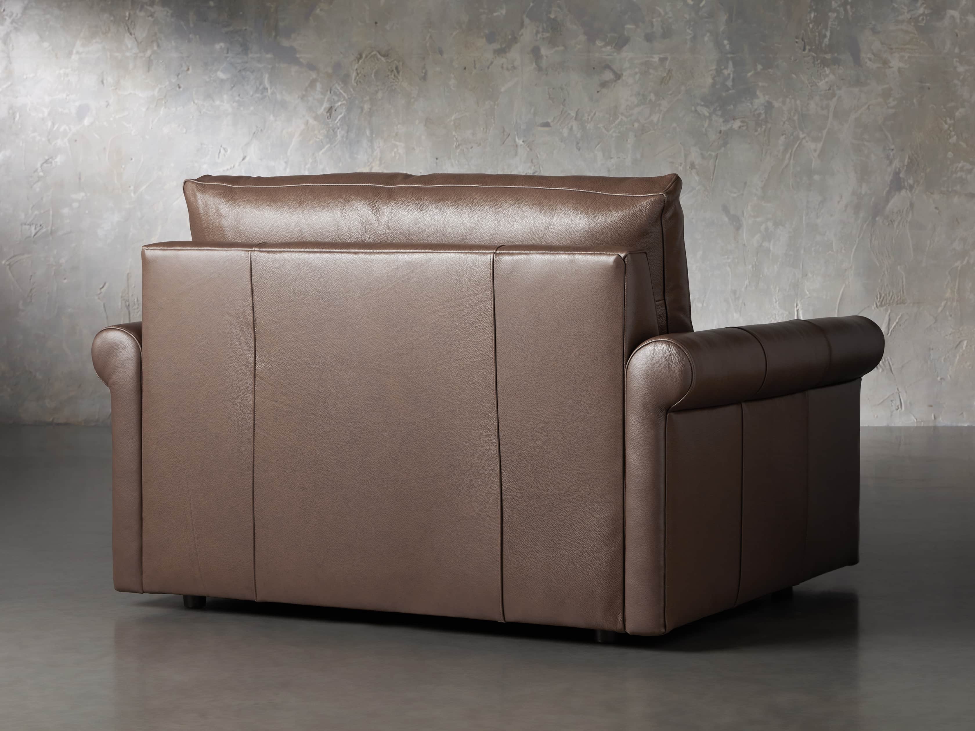Kipton Leather Rolled Arm Chair, slide 4 of 7