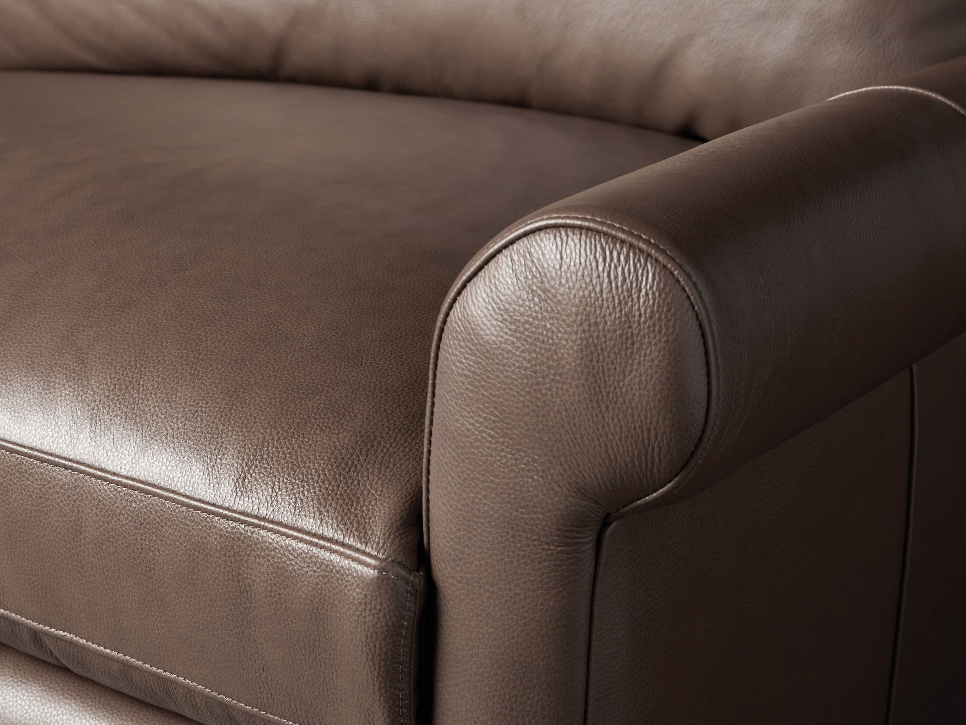 Kipton Leather Rolled Arm Chair, slide 5 of 7