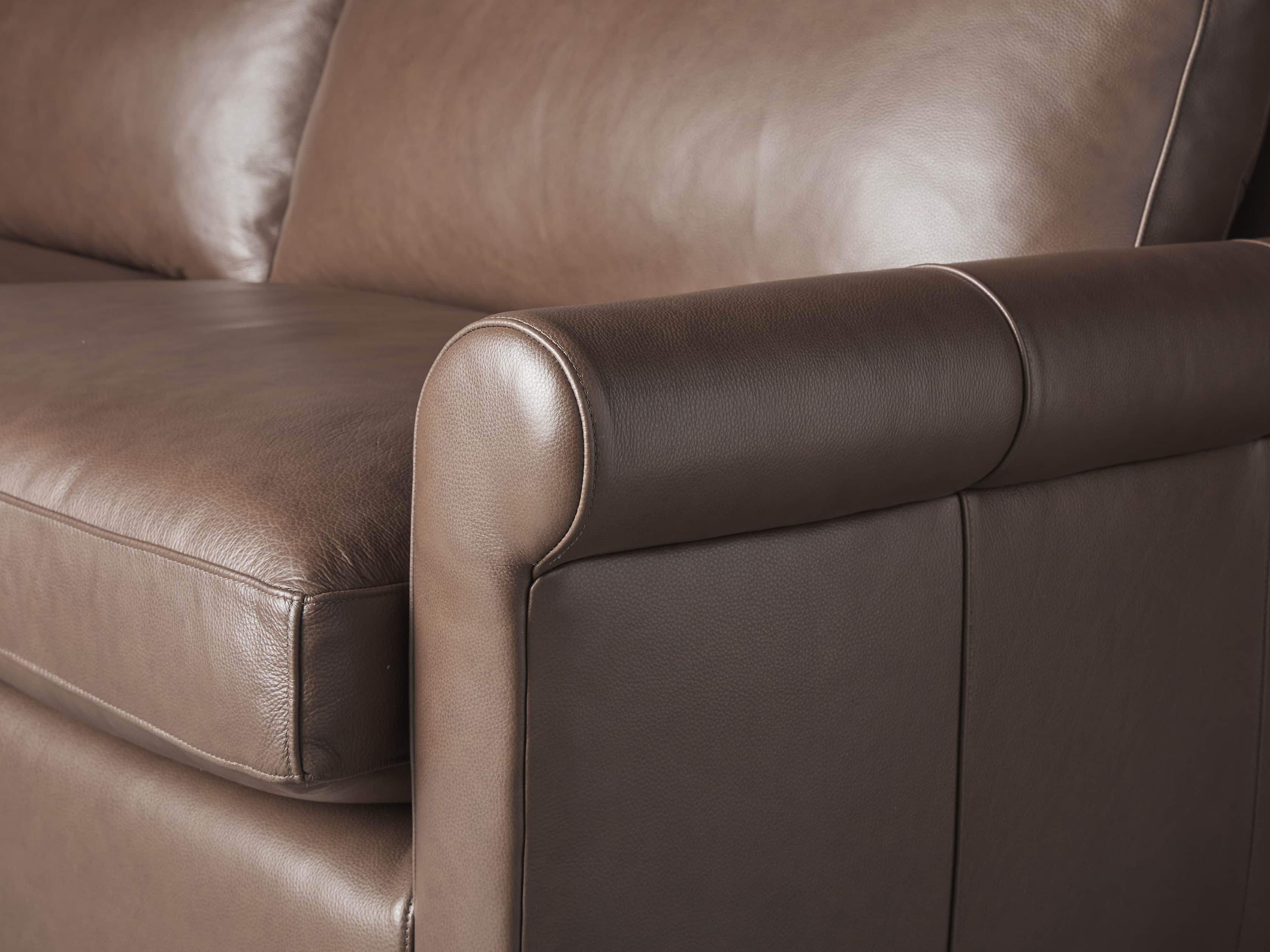 Kipton Leather 97" Rolled Arm Sofa, slide 6 of 8