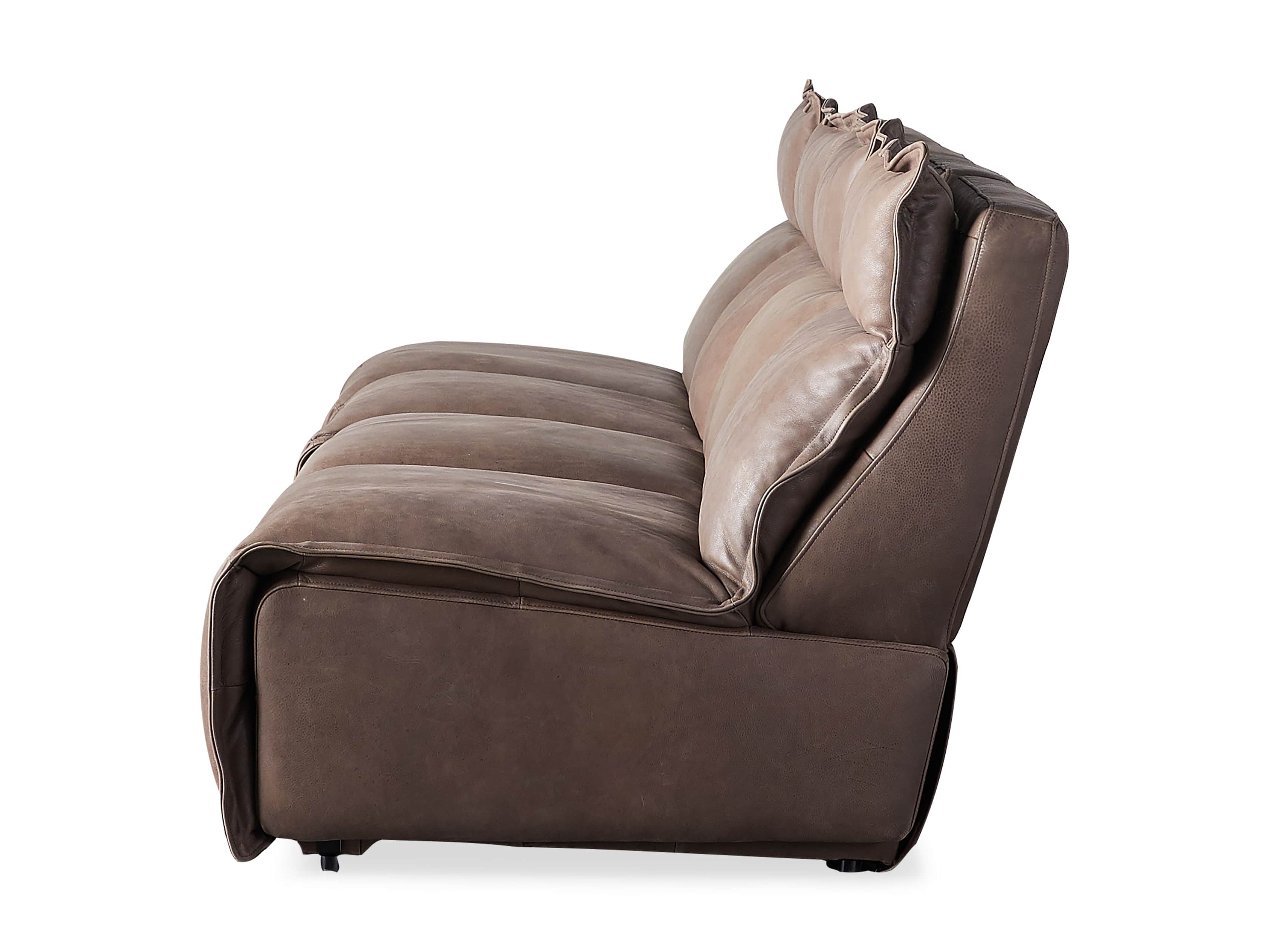 Rowland Leather Four Piece Sectional in Burnham Chocolate, slide 8 of 8