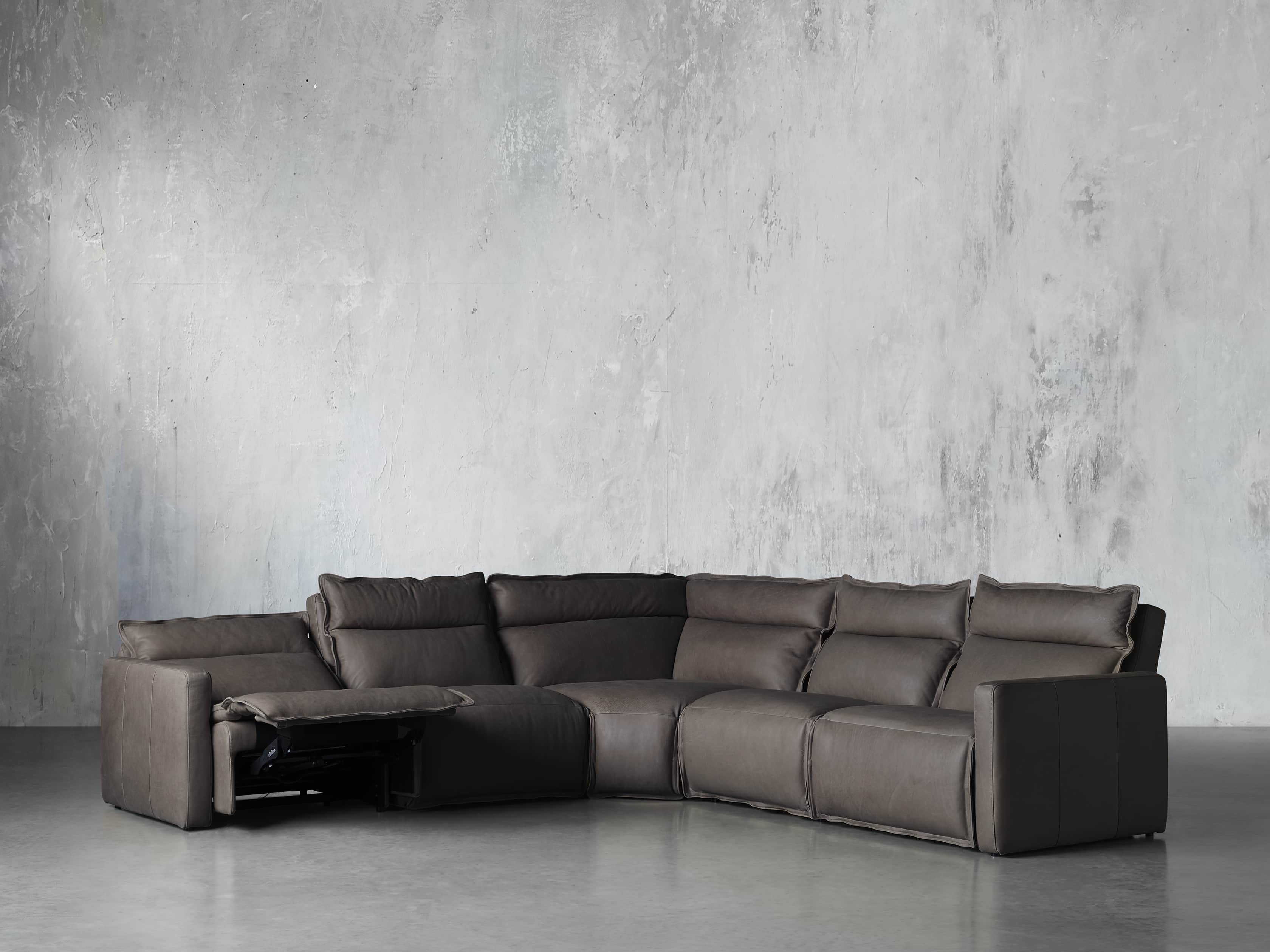 Sectional Sofas & Couches Leather Sectional Sofas Arhaus