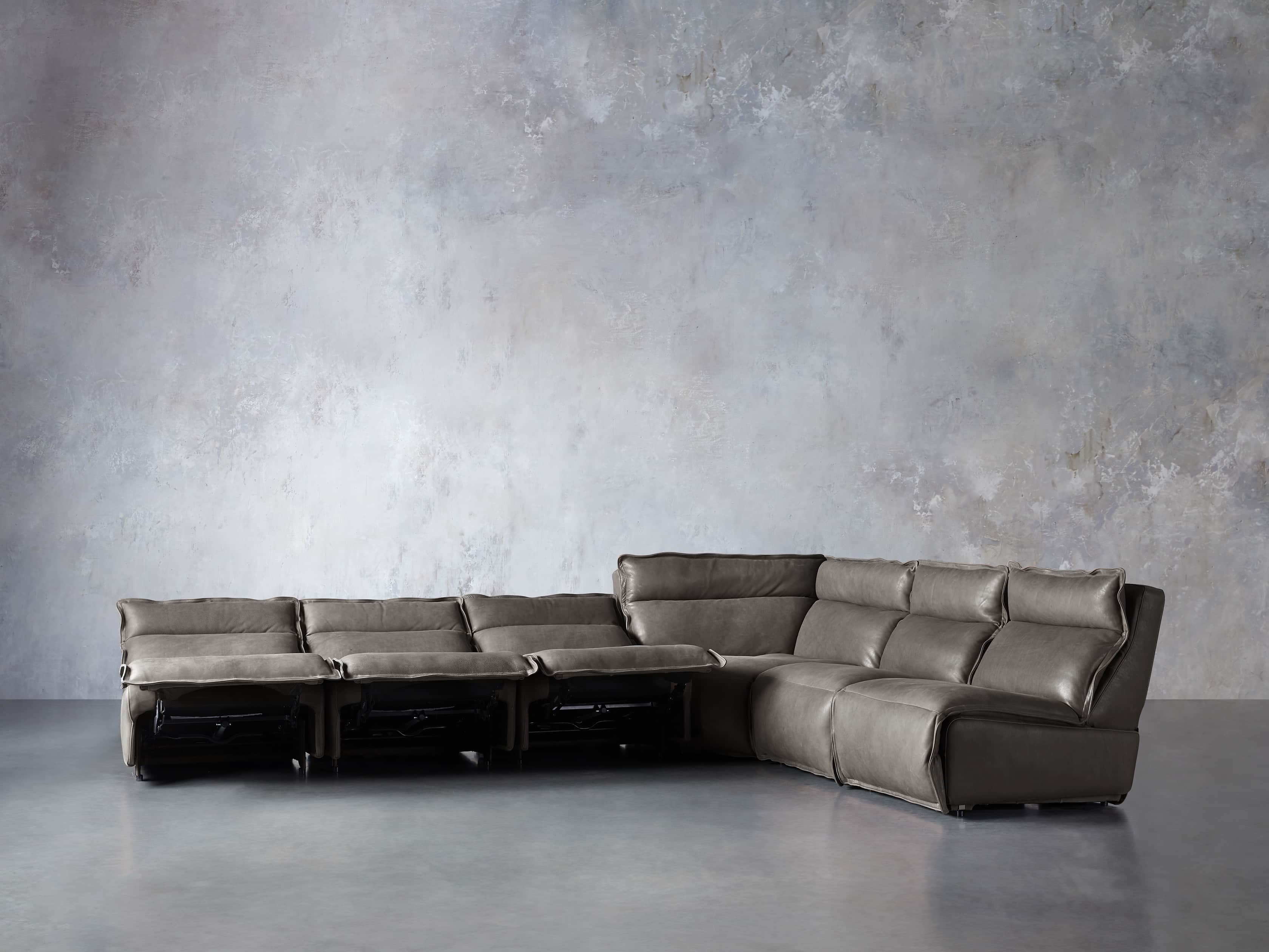 Sectional Sofas & Couches Leather Sectional Sofas Arhaus