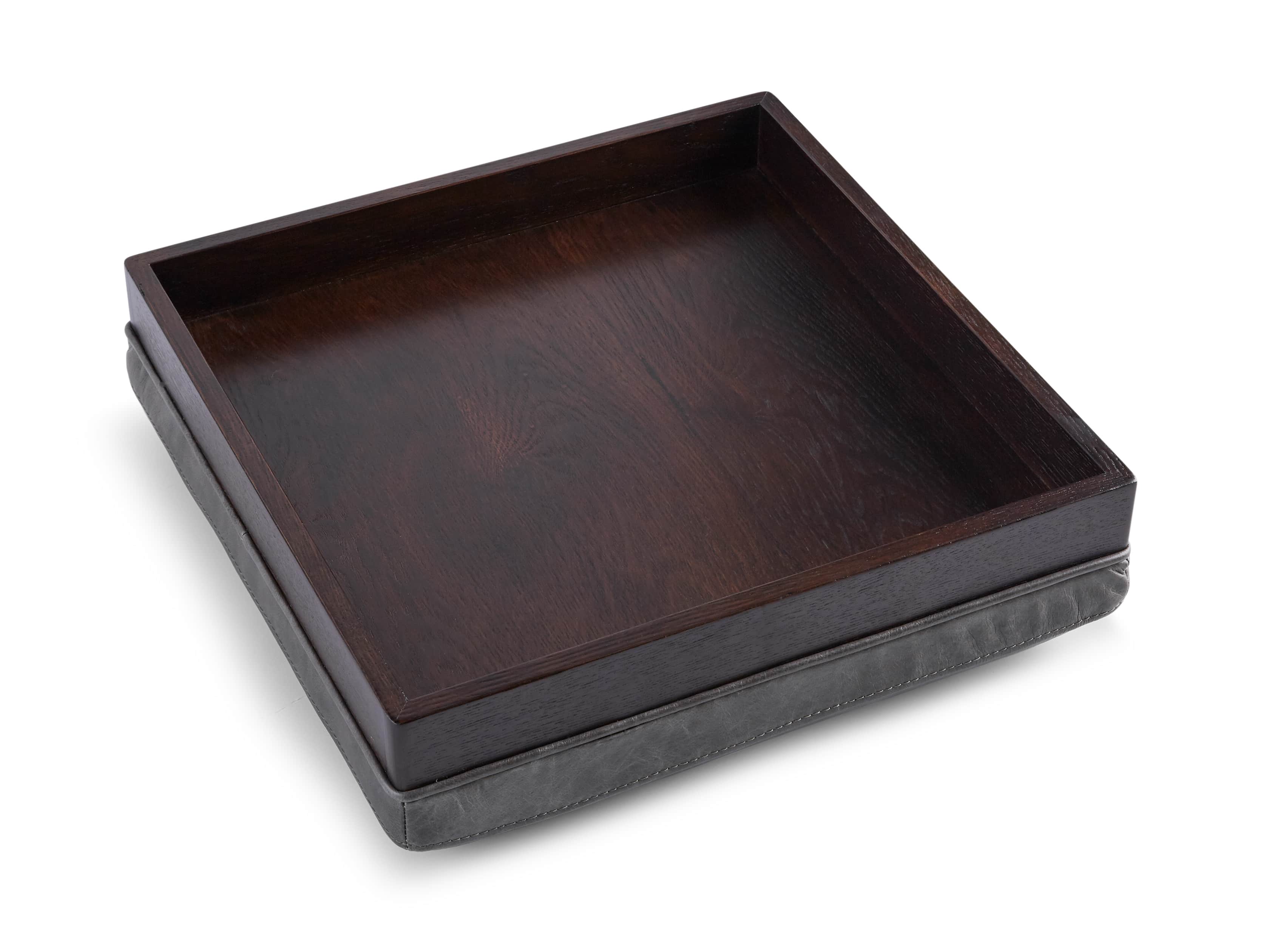 Upton Leather 37" Storage Ottoman
