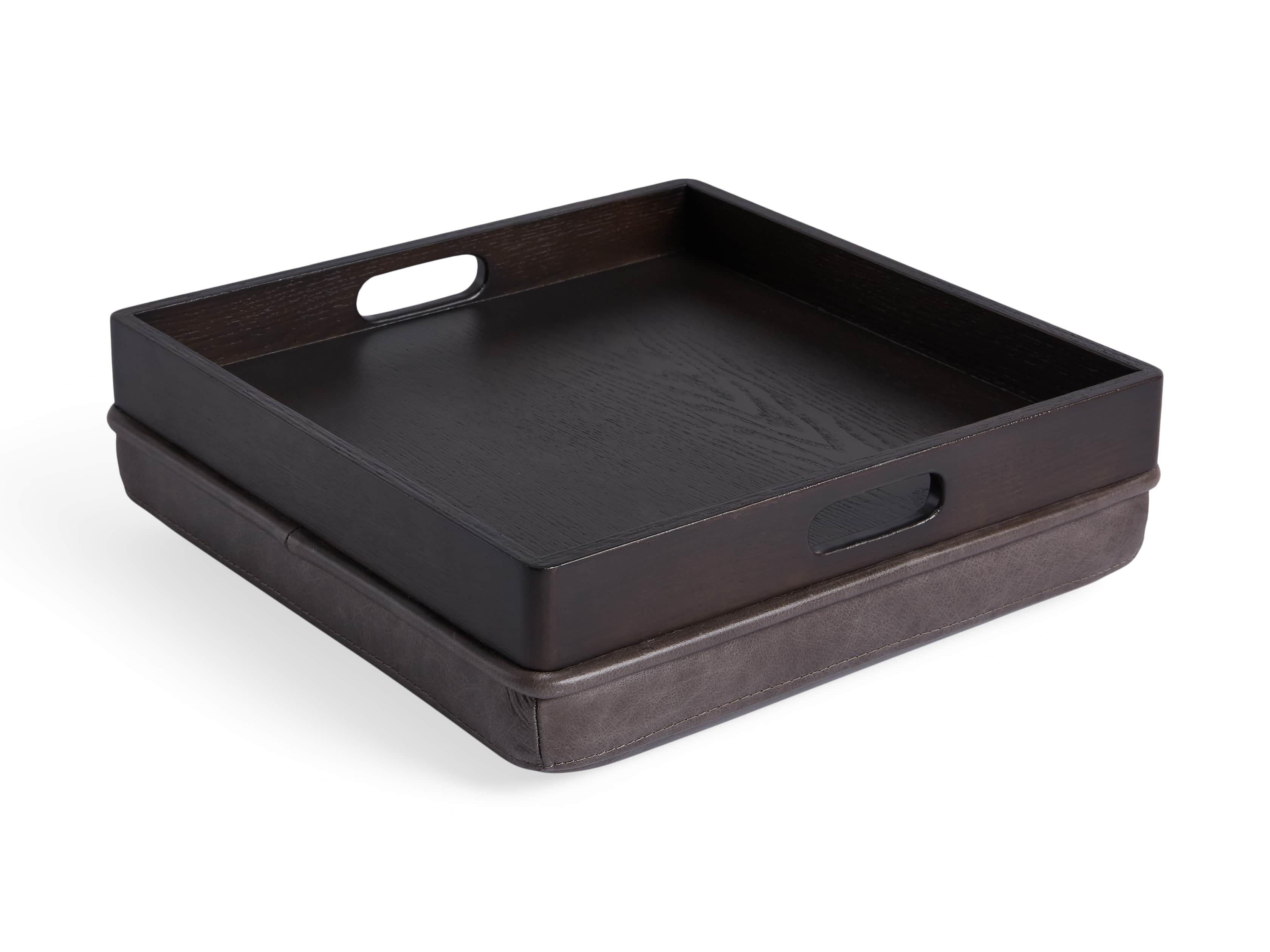 Upton Leather 18" Storage Cube