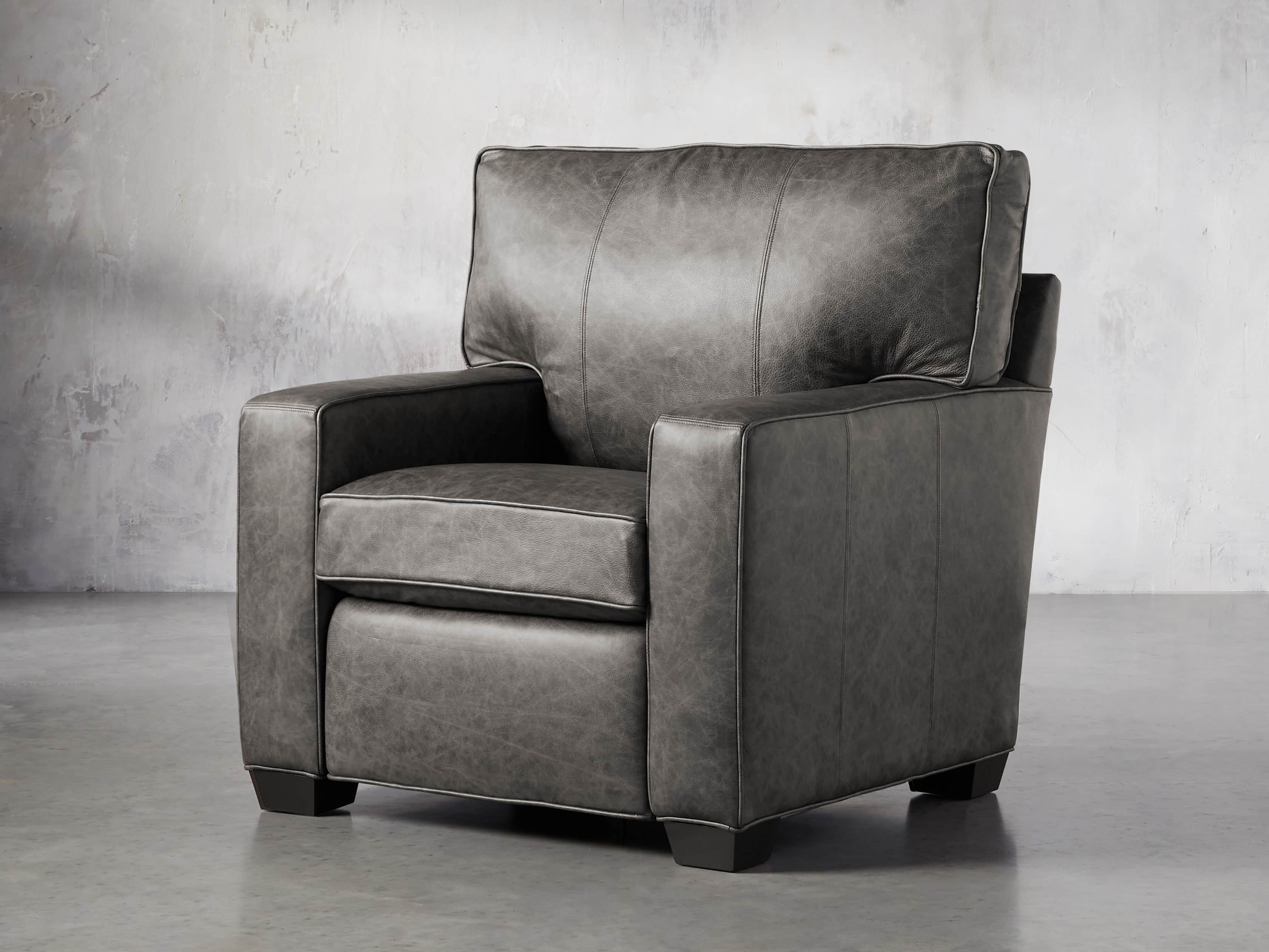 Brentwood Square Leather 38" Comfort Motion Recliner