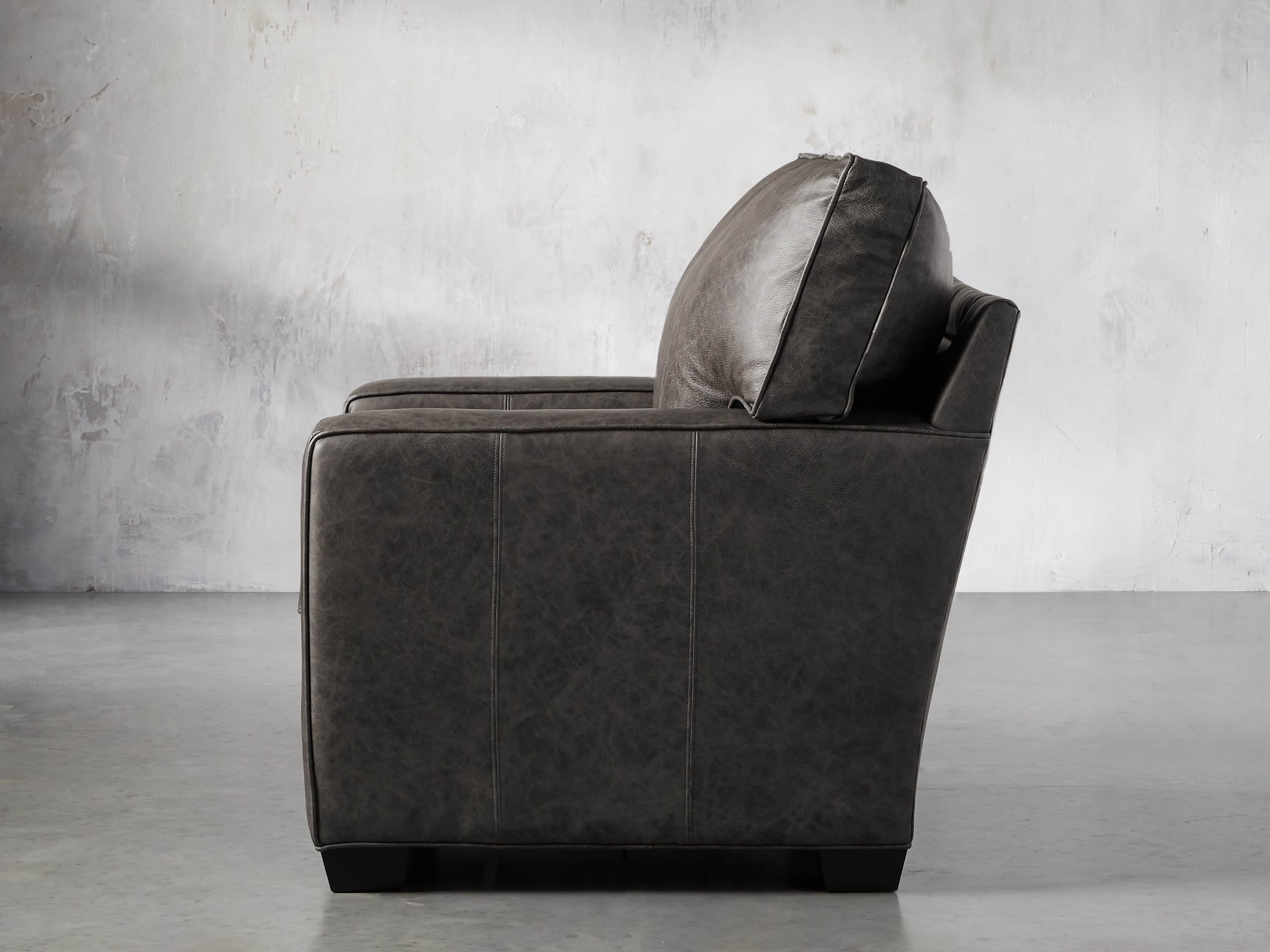 Brentwood Square Leather 38" Comfort Motion Recliner