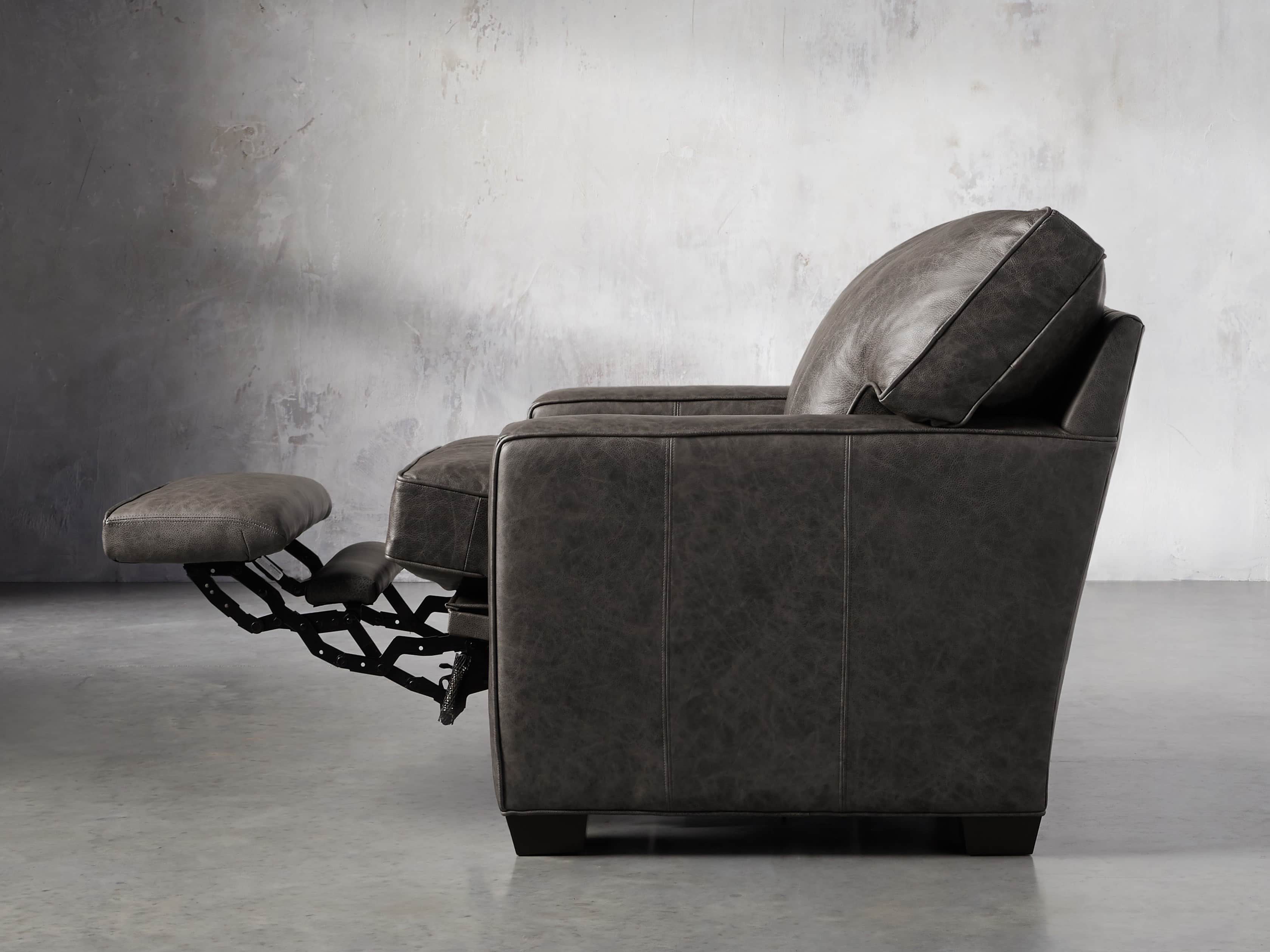 Brentwood Square Leather 38" Comfort Motion Recliner