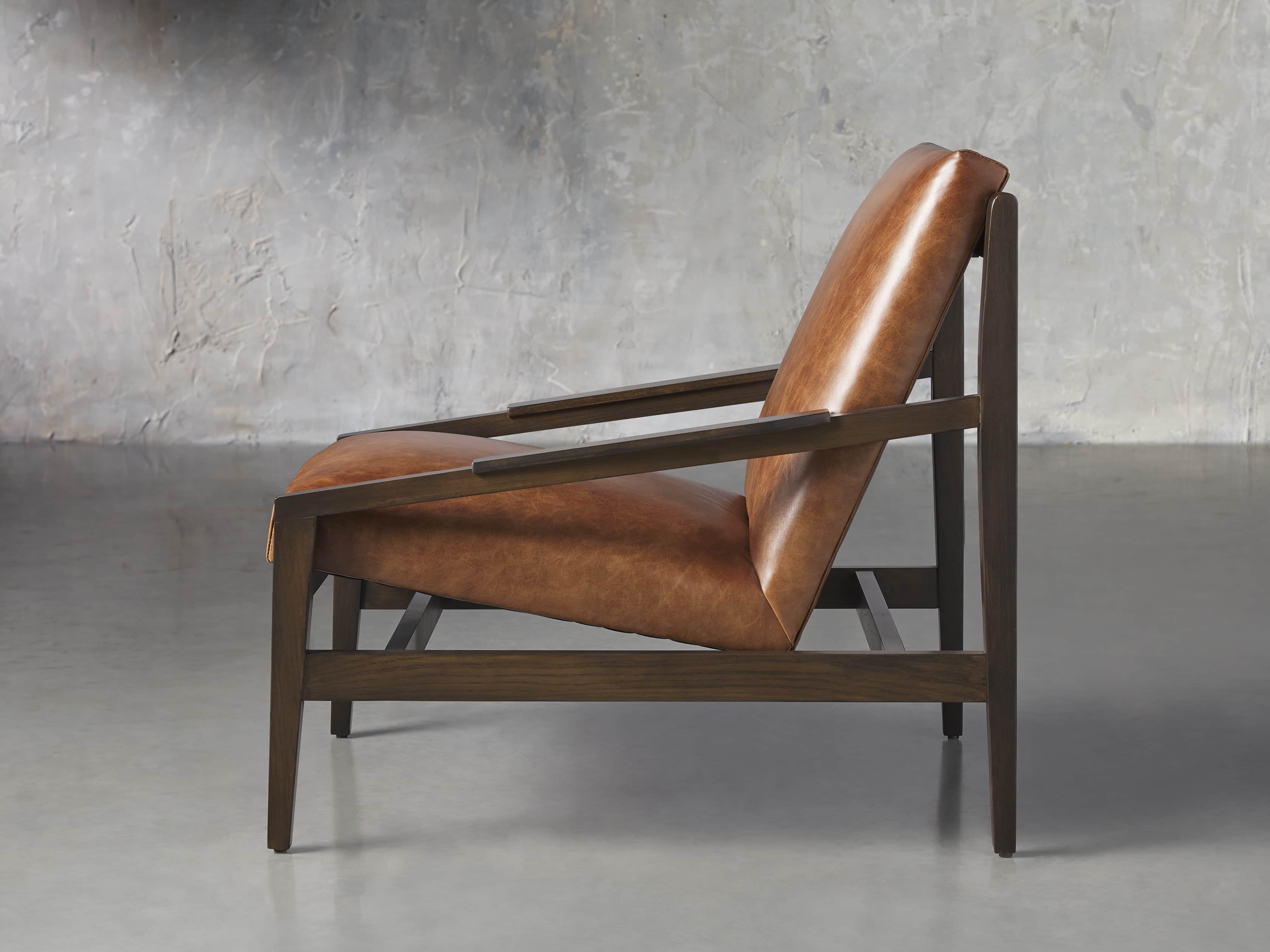 Sarlow Leather 28" Chair, slide 3 of 7