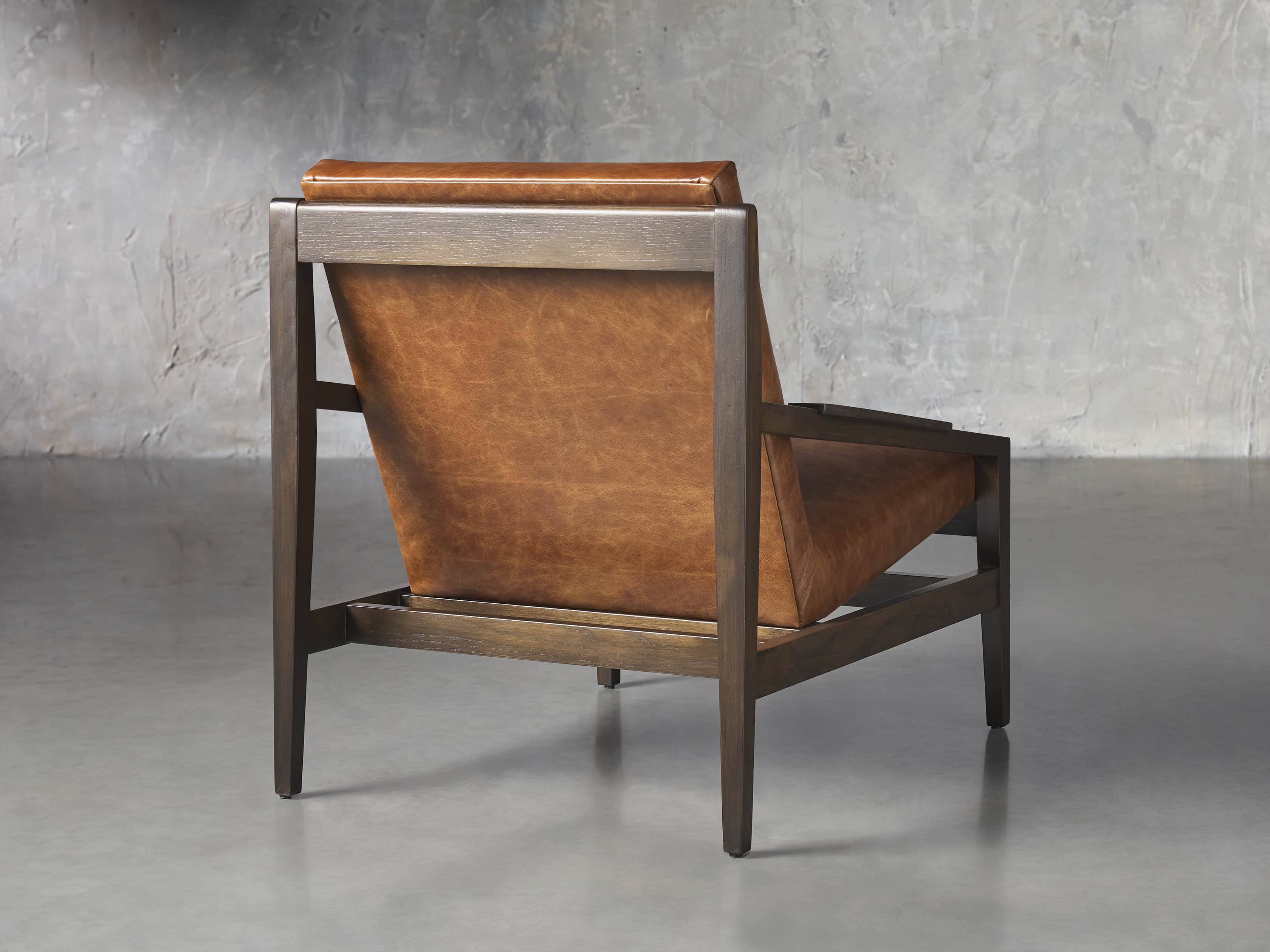 Sarlow Leather 28" Chair, slide 4 of 7
