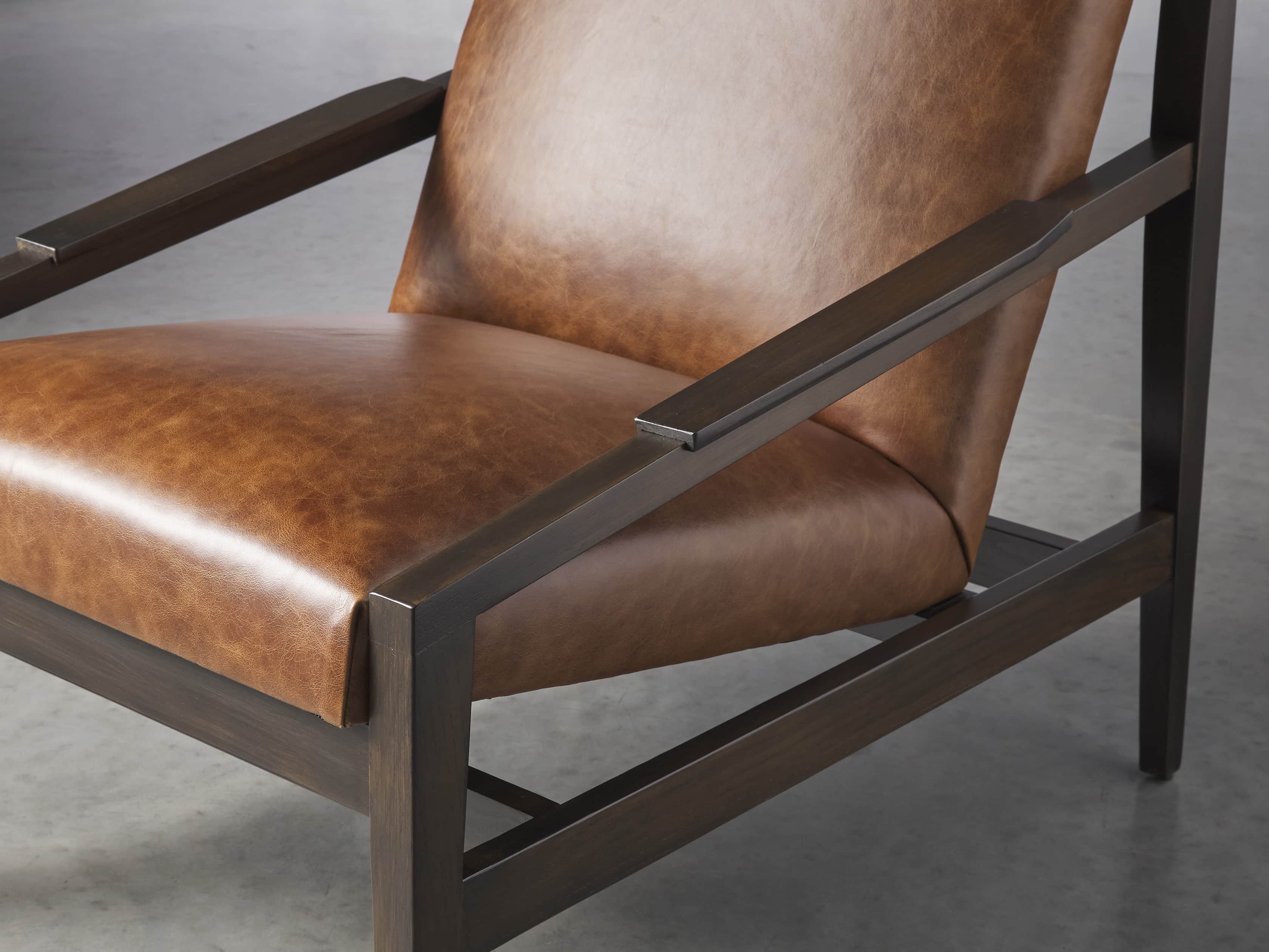 Sarlow Leather 28" Chair, slide 5 of 7