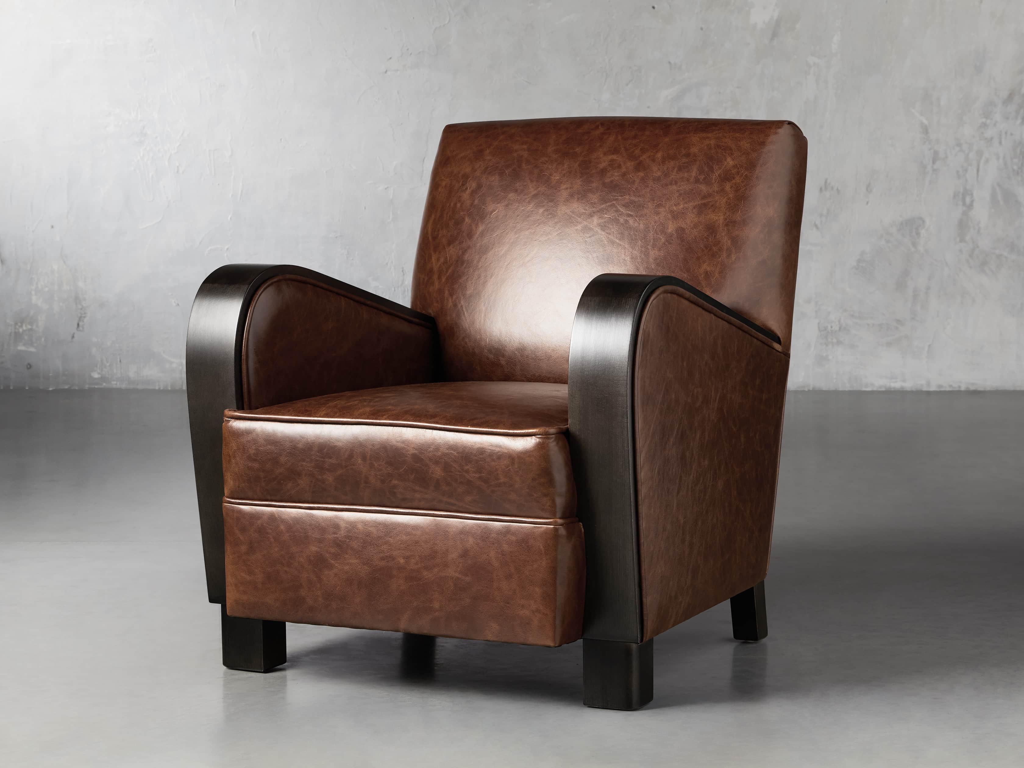 Delaney Leather 29" Chair, slide 2 of 8
