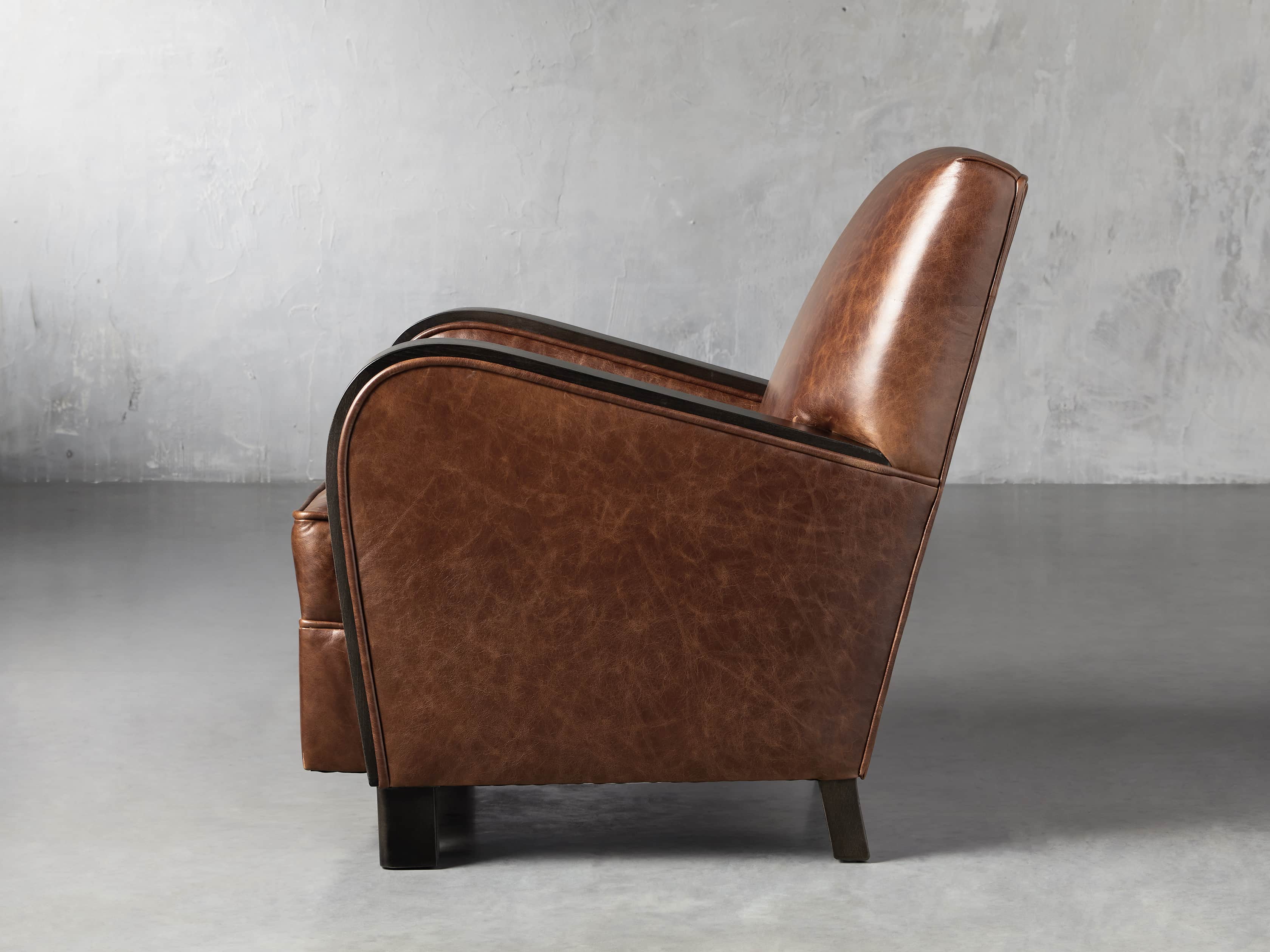 Delaney Leather 29" Chair, slide 3 of 8