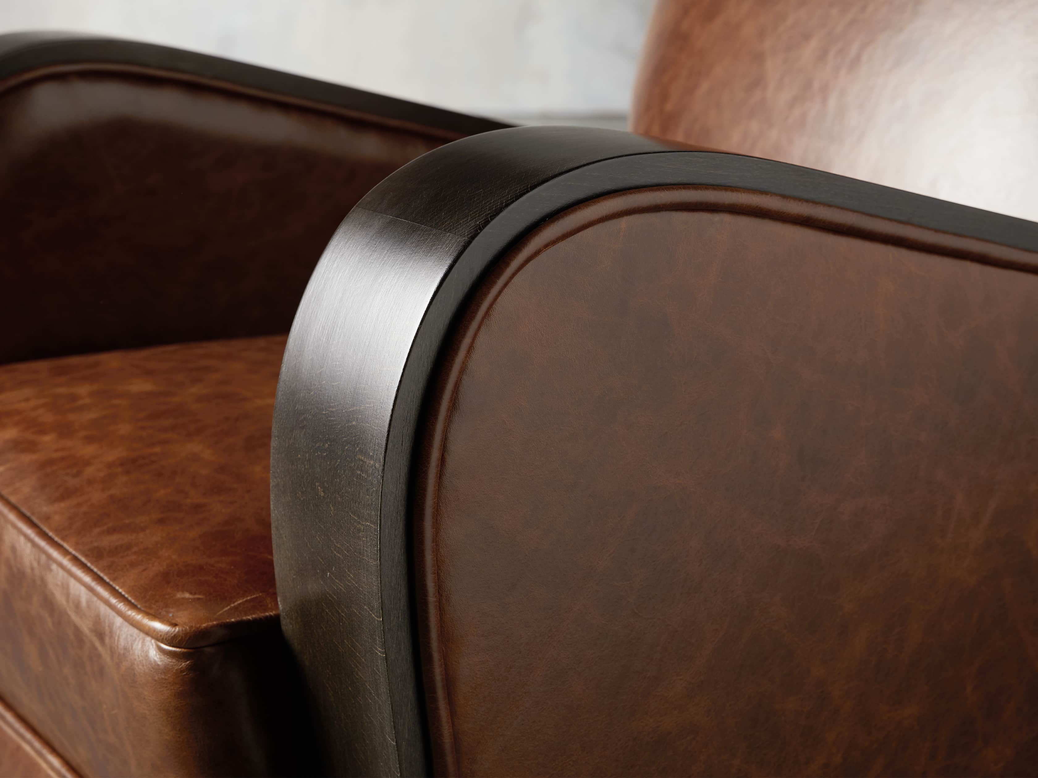 Delaney Leather 29" Chair, slide 6 of 8