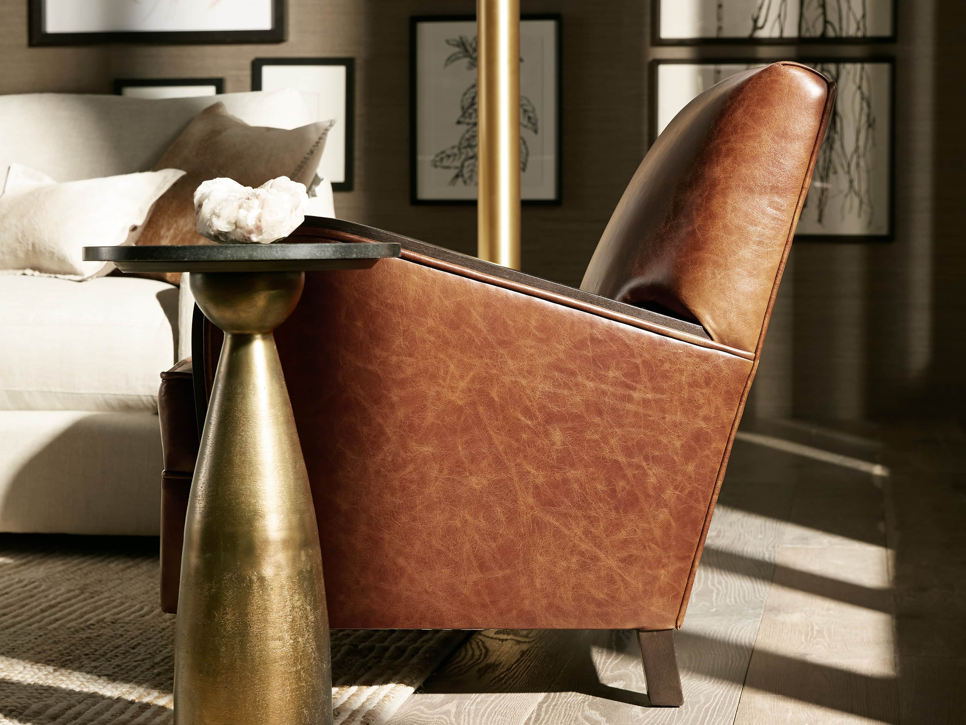 Delaney Leather 29" Chair, slide 8 of 10