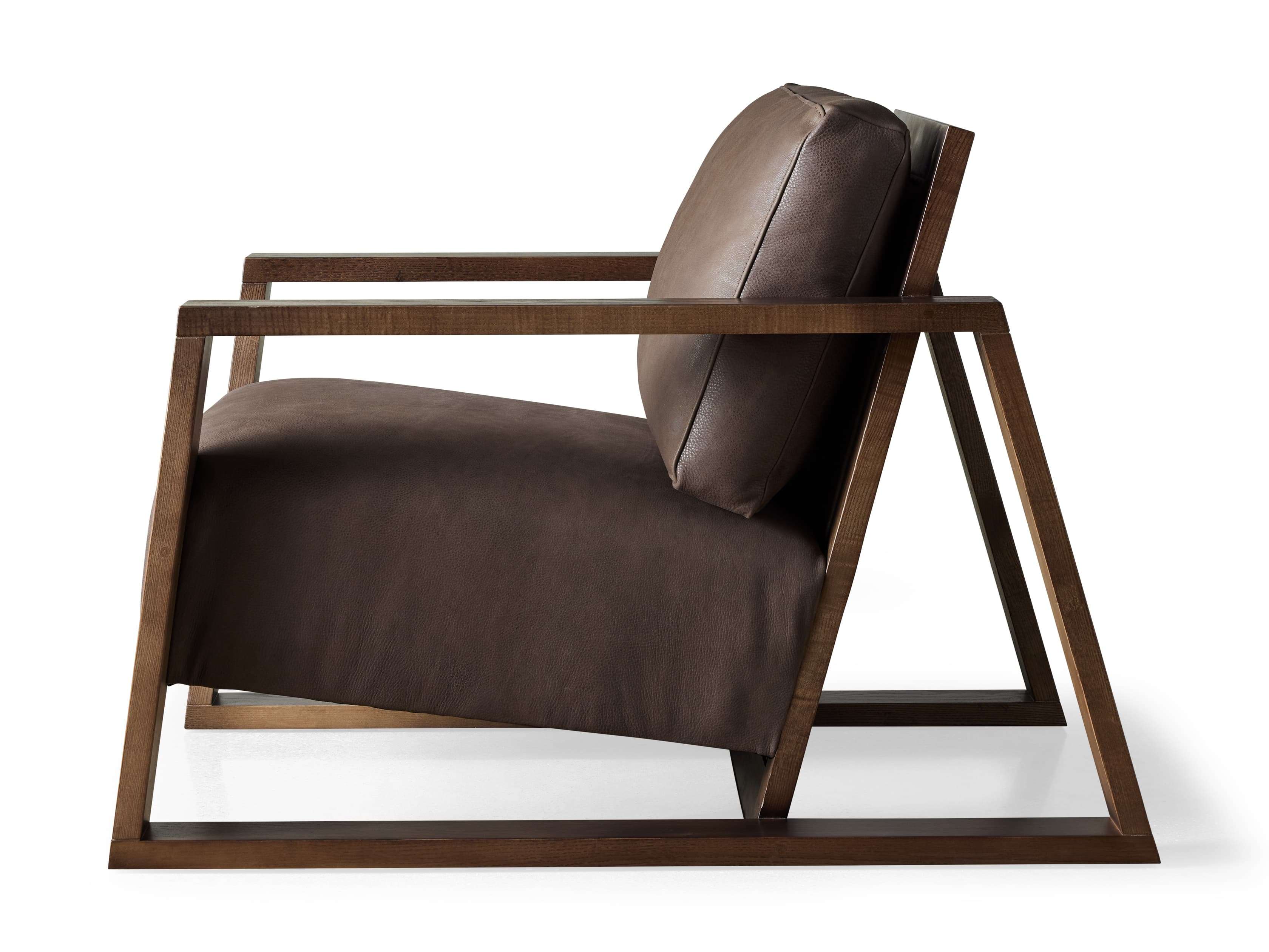 Canyon Sauvage Wingback Chair, Leather Furniture