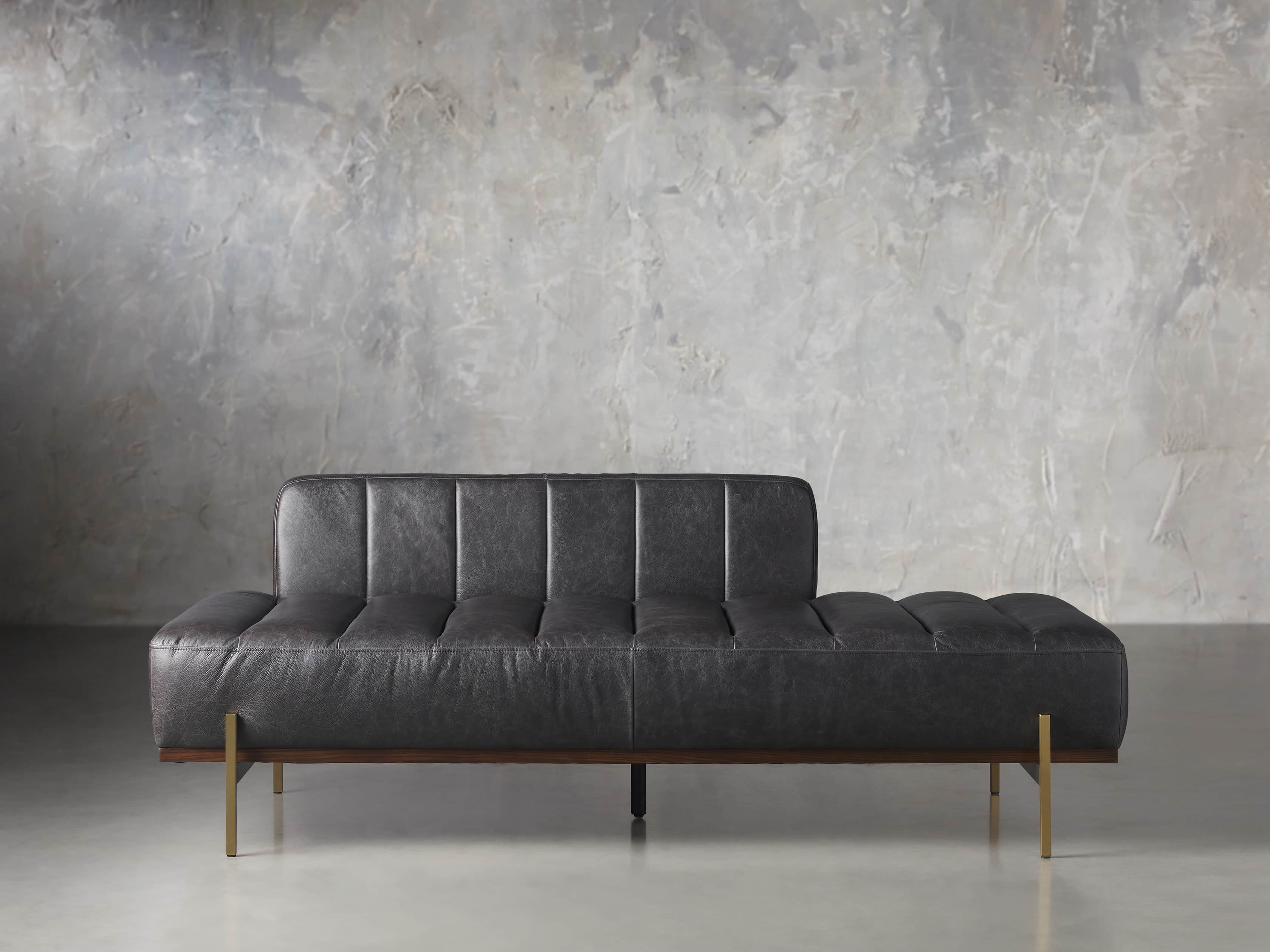Lansing Leather Daybed Arhaus, Day Bed Leather