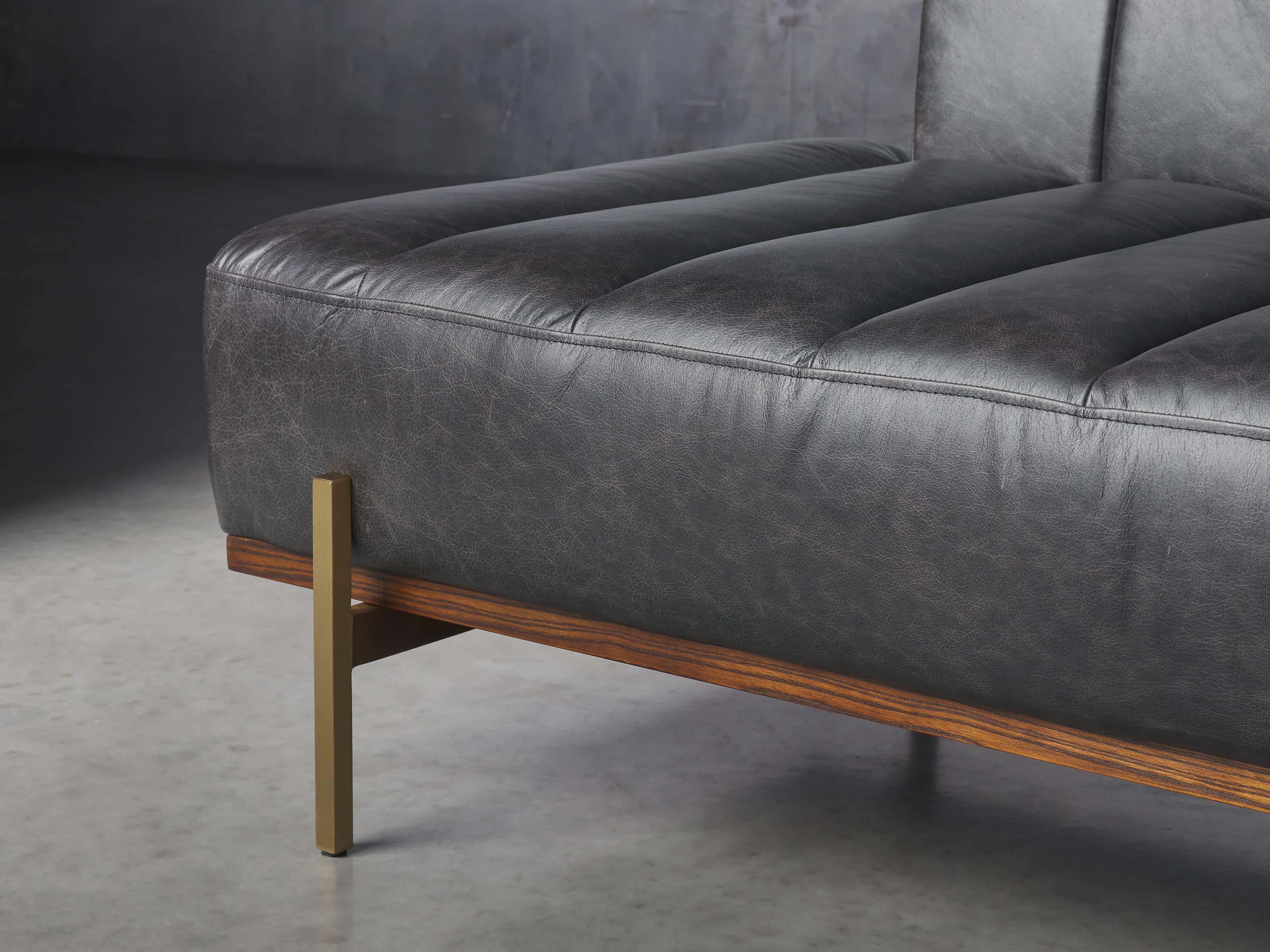 Lansing Leather Daybed Arhaus, Daybed Leather