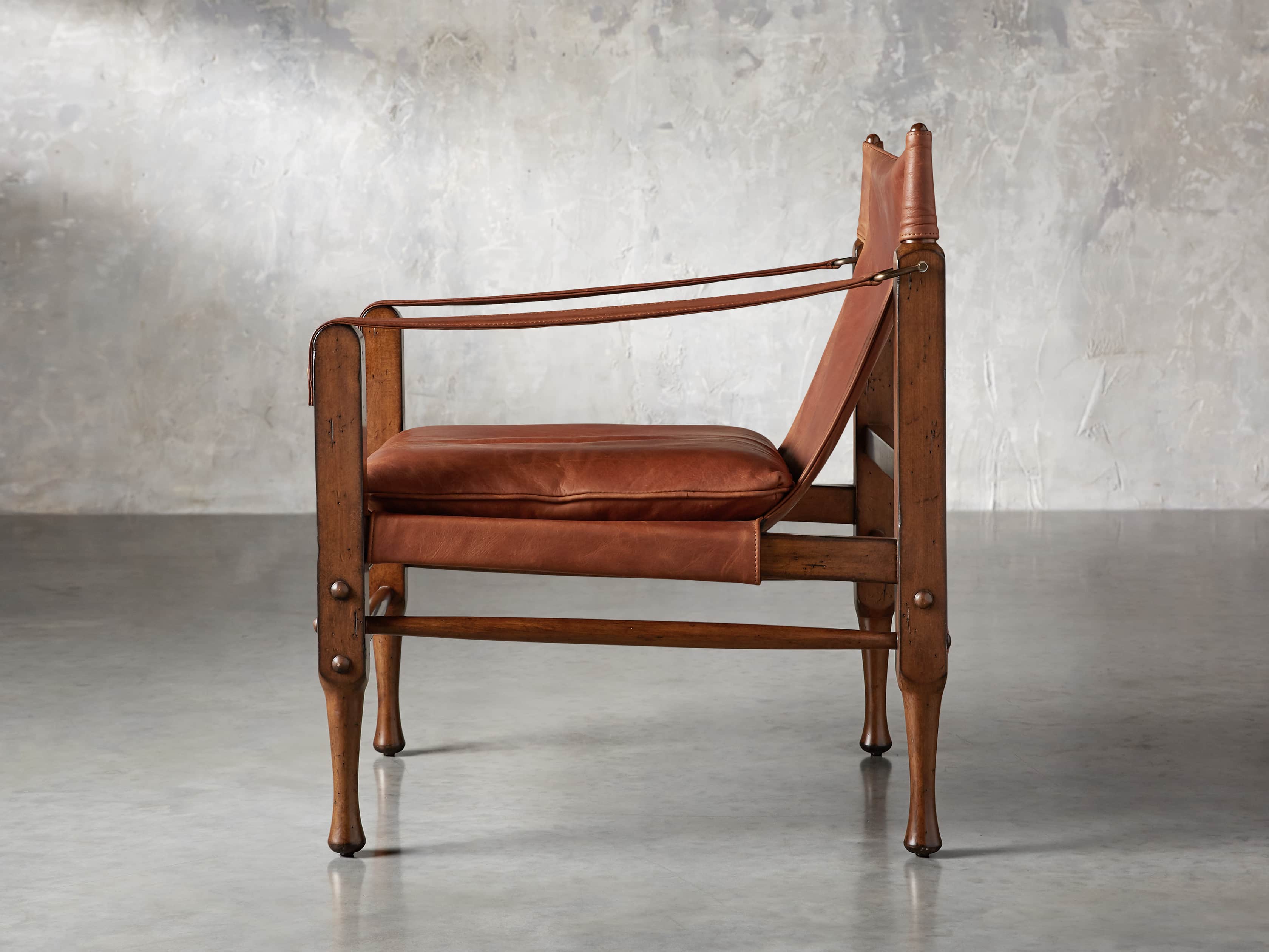 Safari Leather 26" Chair, slide 4 of 10
