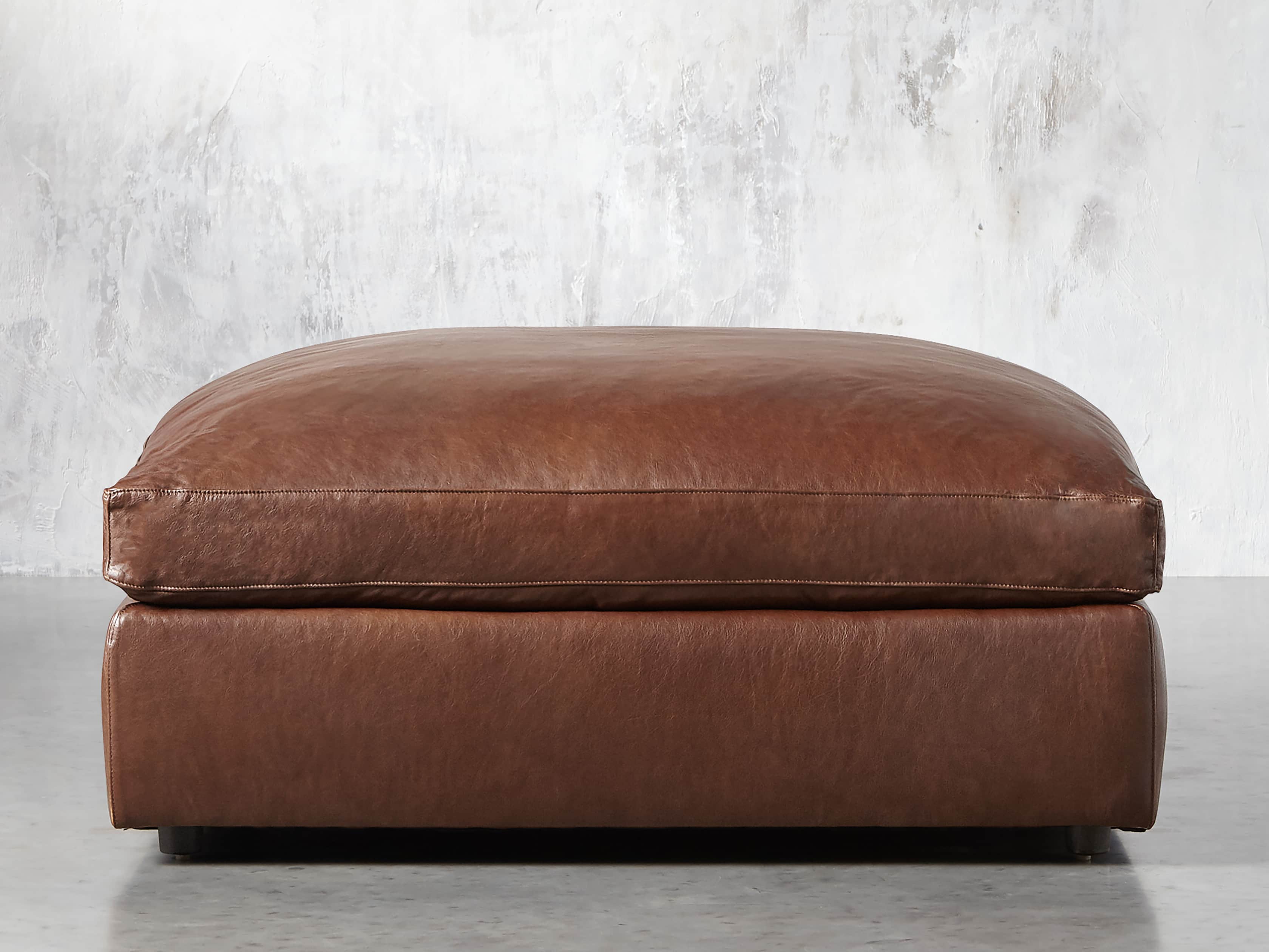 Kipton Leather 44" Ottoman, slide 1 of 6