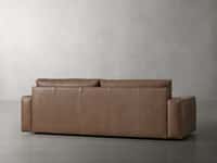 Kipton Wide Arm Leather Sofa