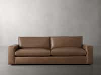 Kipton Wide Arm Leather Sofa