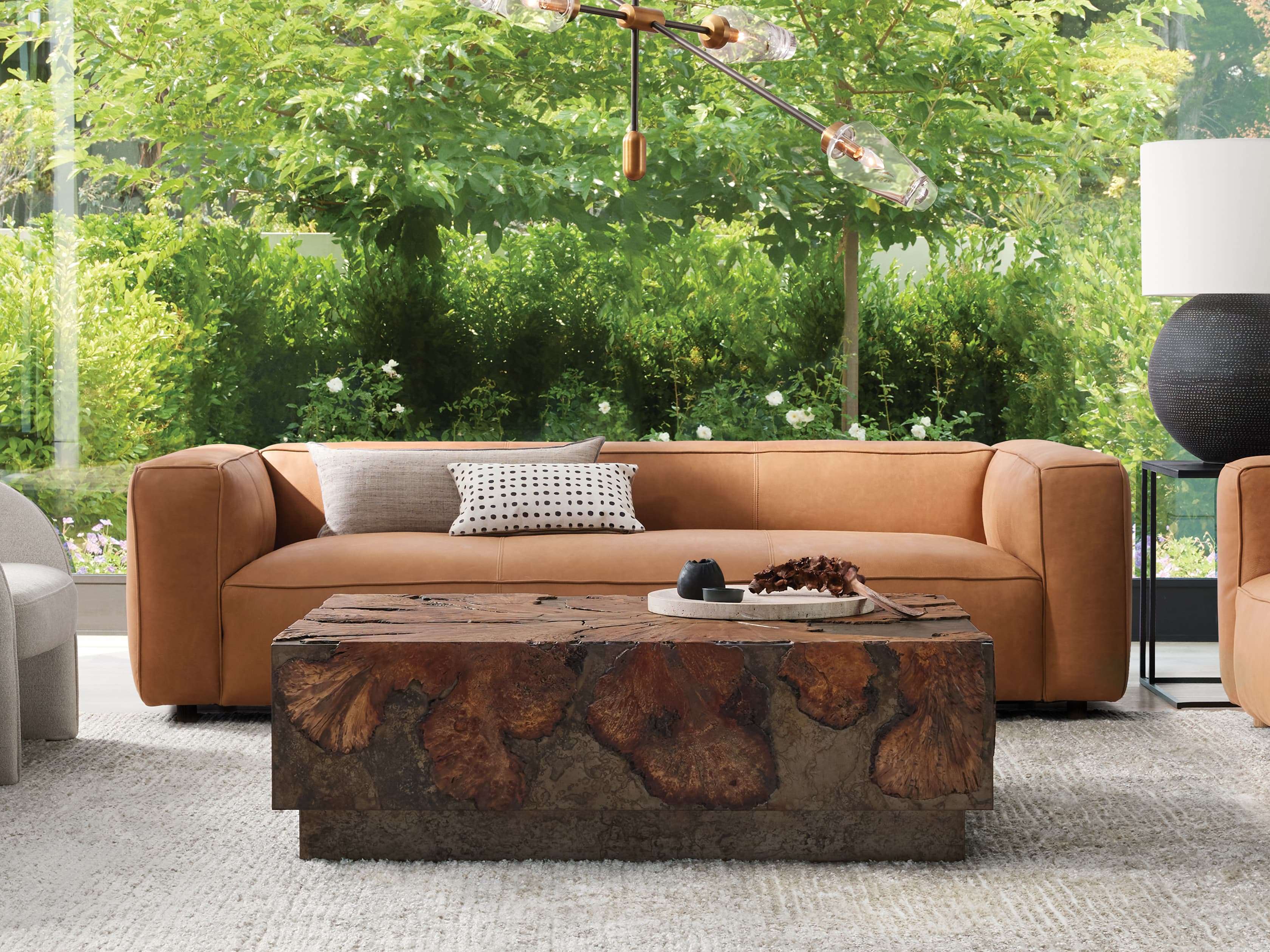madrone leather sofa reviews
