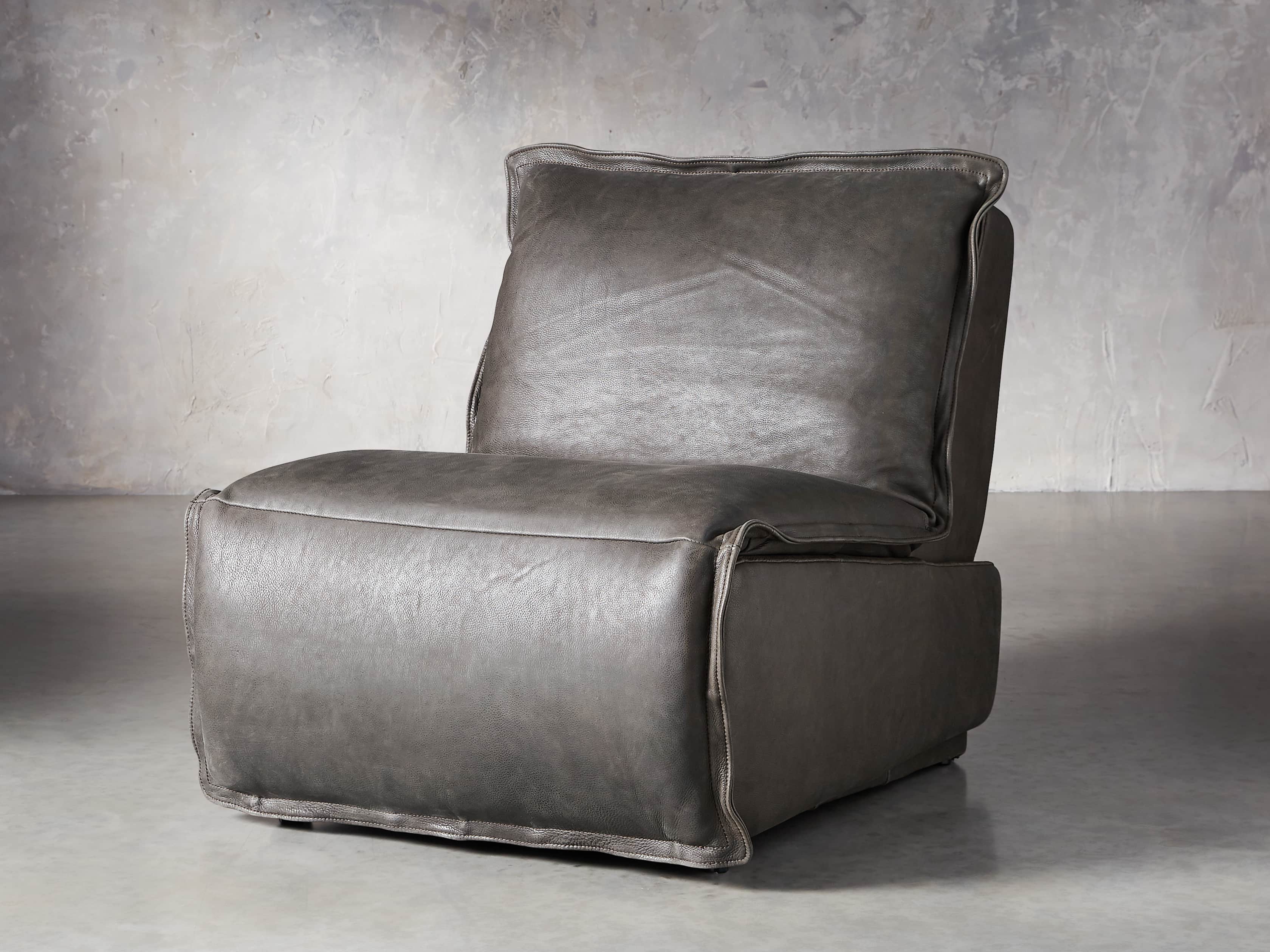 Rowland Leather Armless Motion Recliner