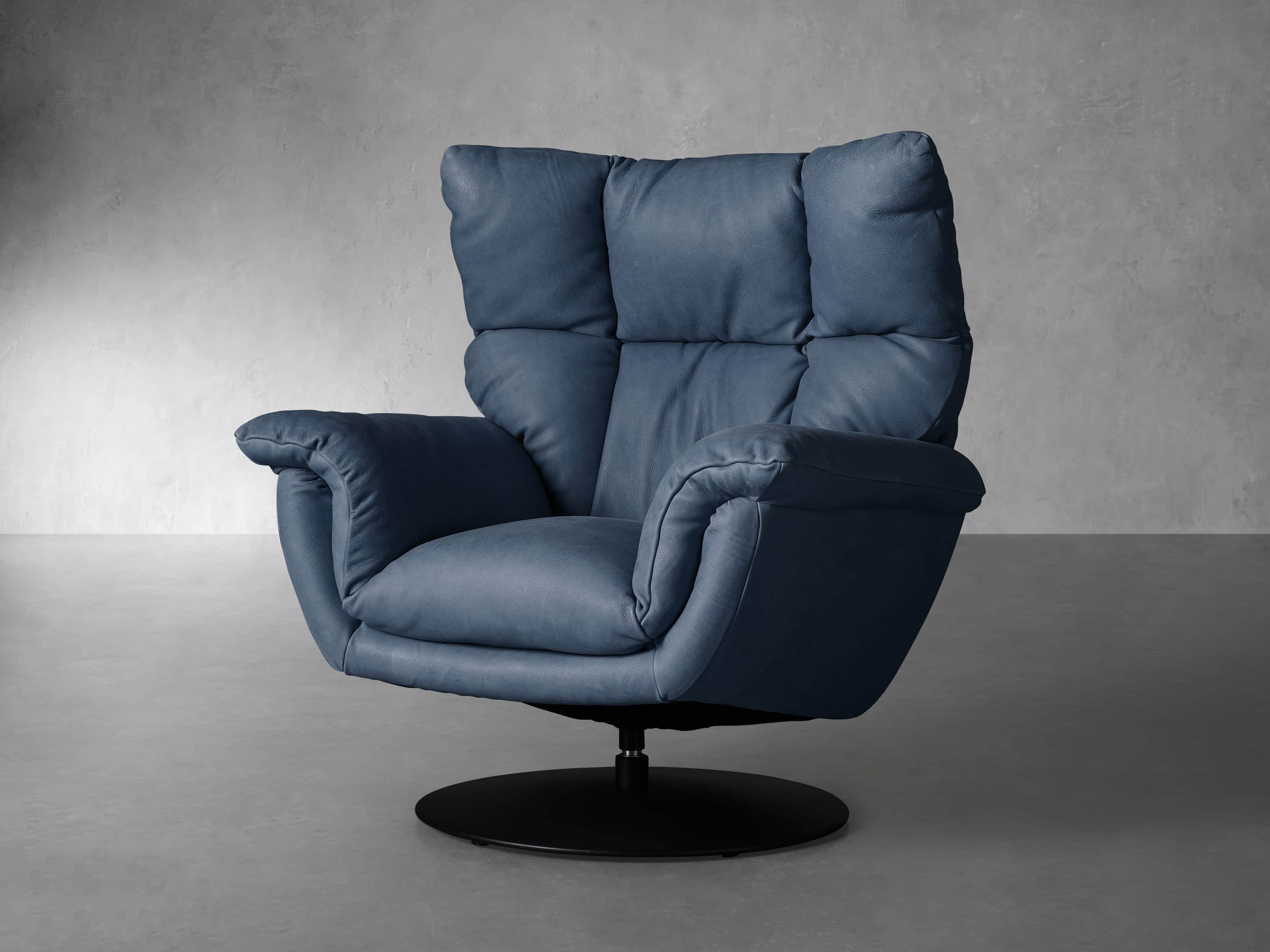 Arhaus duvall swivel online recliner