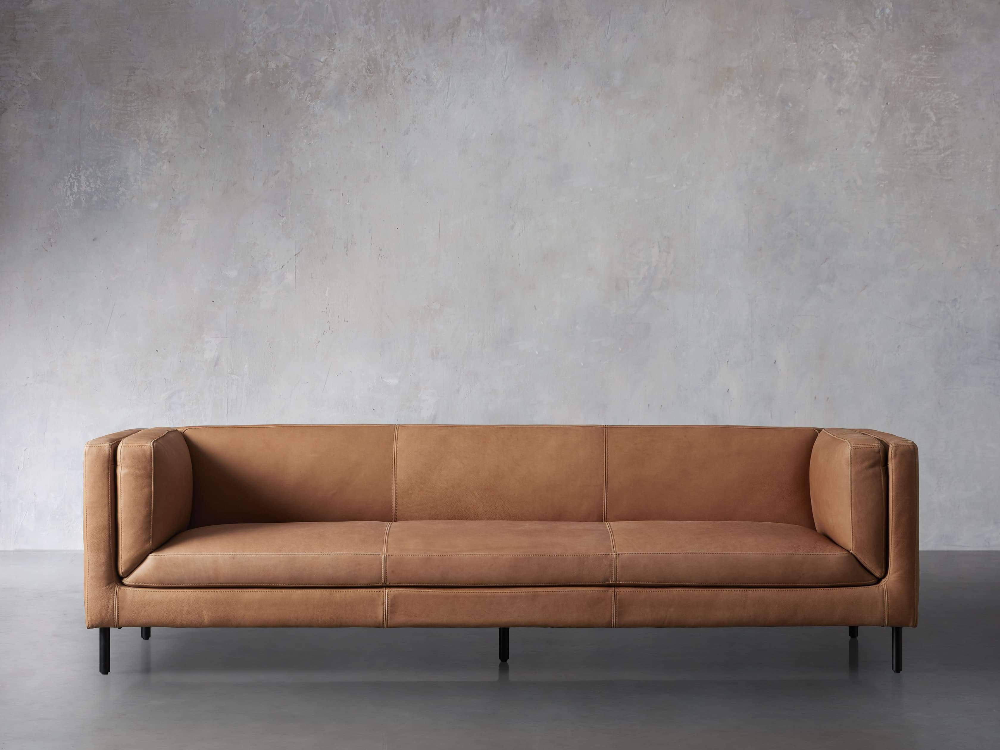 Who Makes Arhaus Leather Sofas Baci Living Room