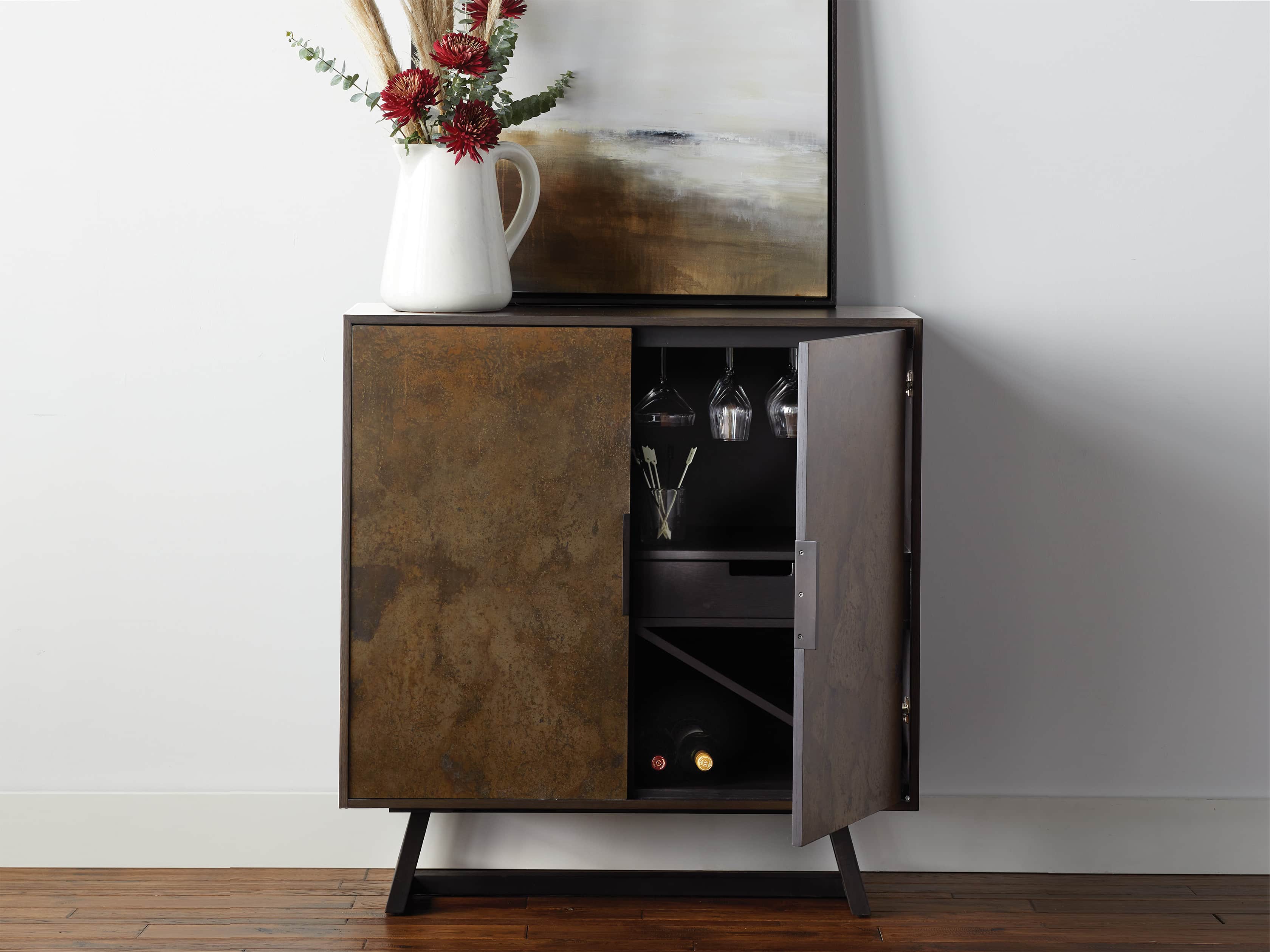 Acero Bar Cabinet | Arhaus