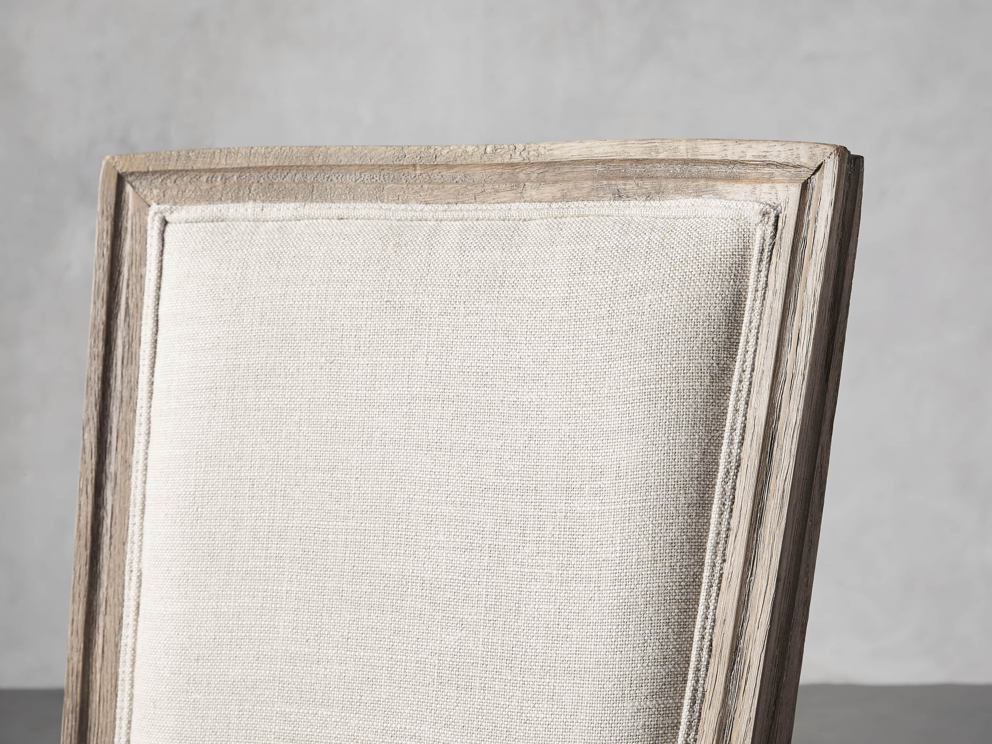 Adele Upholstered Dining Side Chair in Weathered, slide 5 of 7