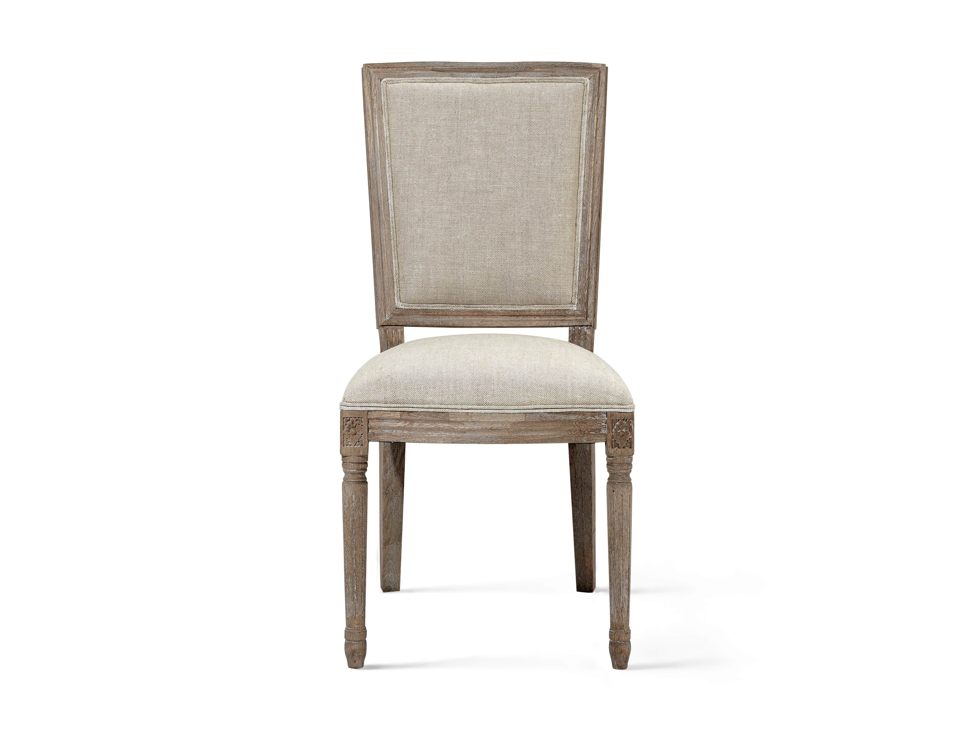 Adele Upholstered Dining Side Chair in Weathered, slide 7 of 8