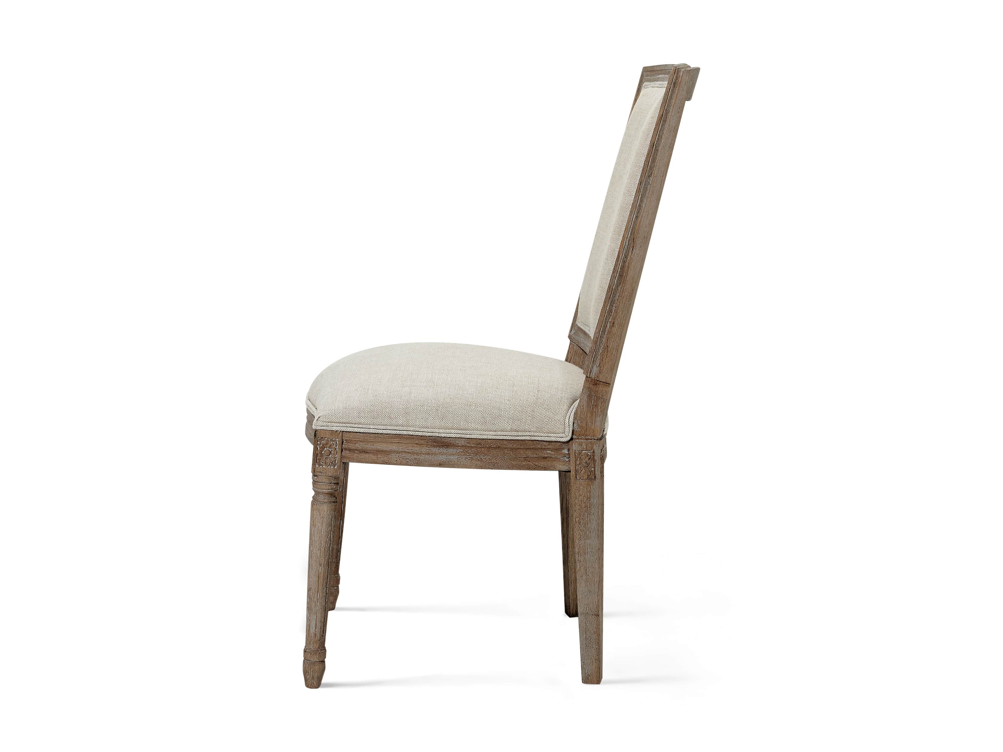 Adele Upholstered Dining Side Chair in Weathered, slide 8 of 8