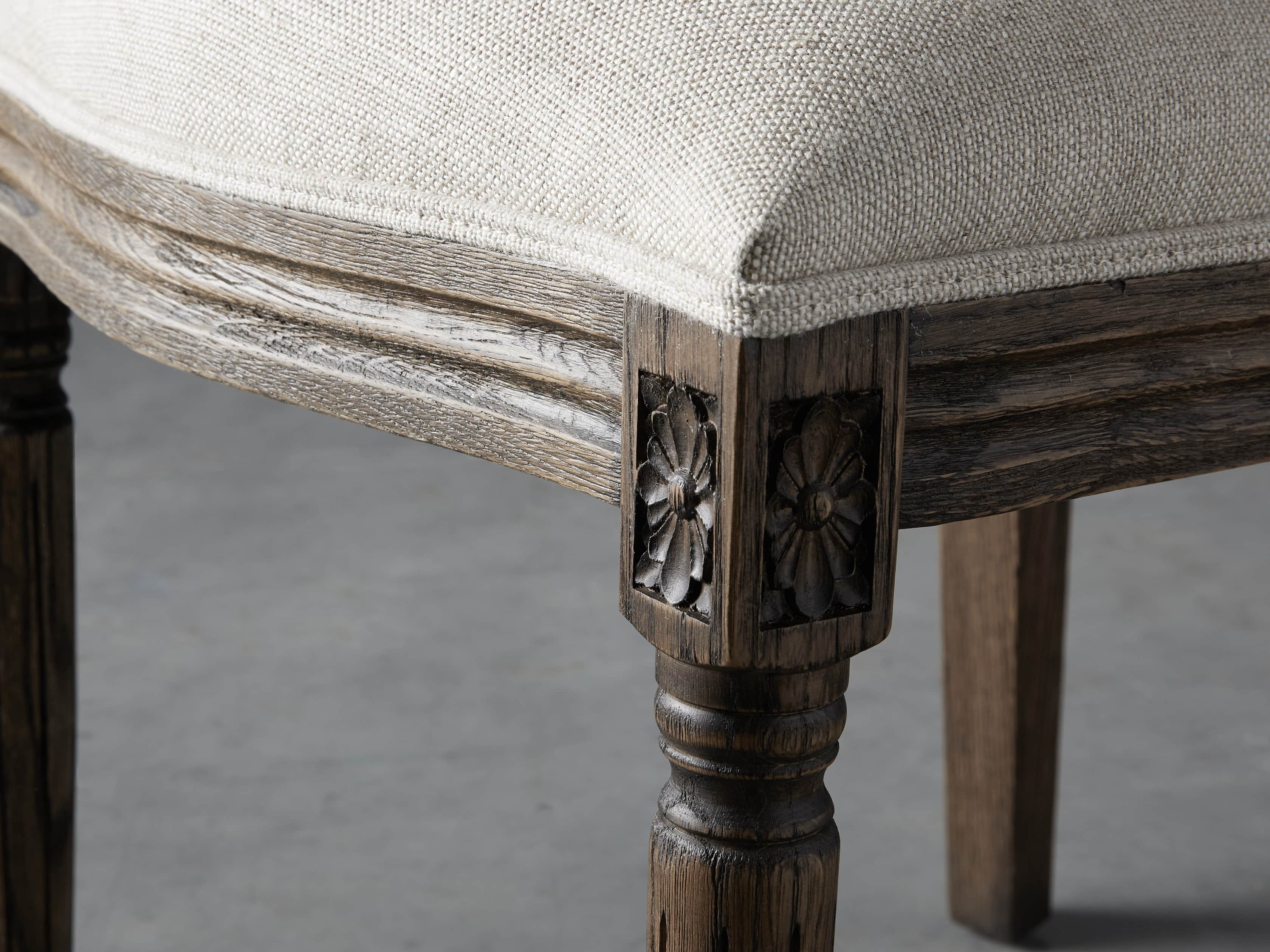 Adele Cane Back Dining Side Chair in Cinder, slide 6 of 8