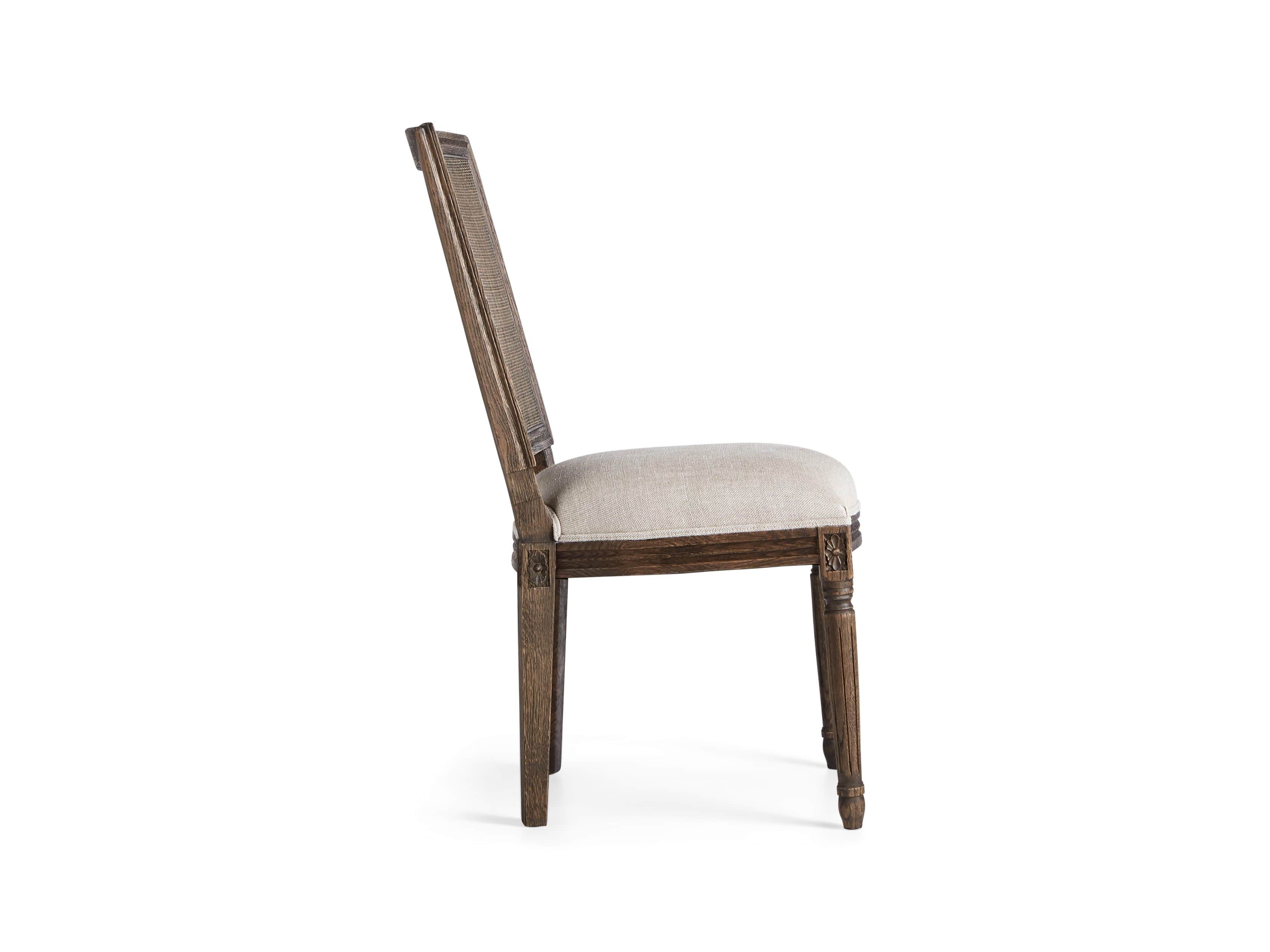 Adele Cane Back Dining Side Chair in Cinder, slide 8 of 8