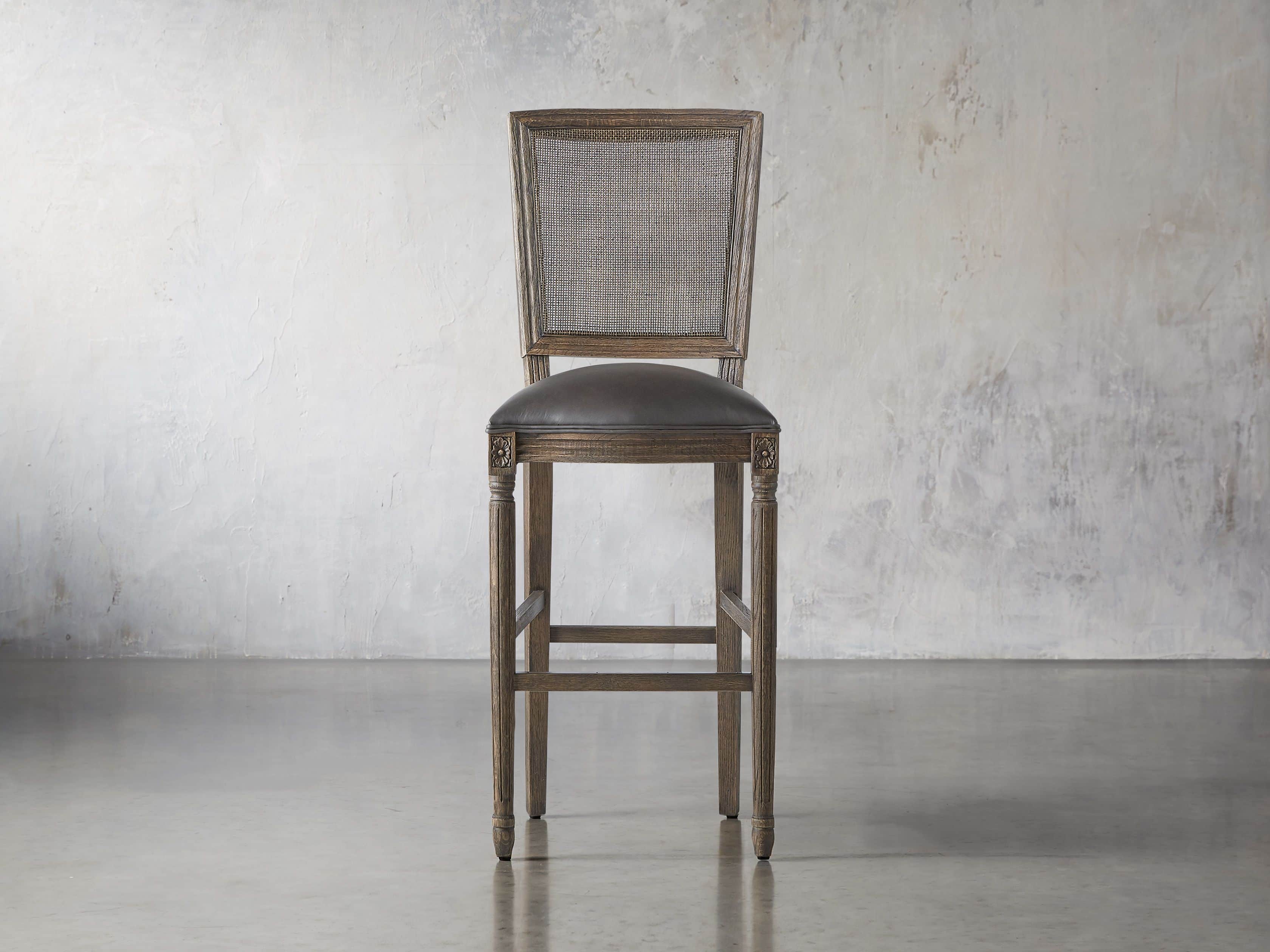 Adele 19" Cane Back Bar Stool