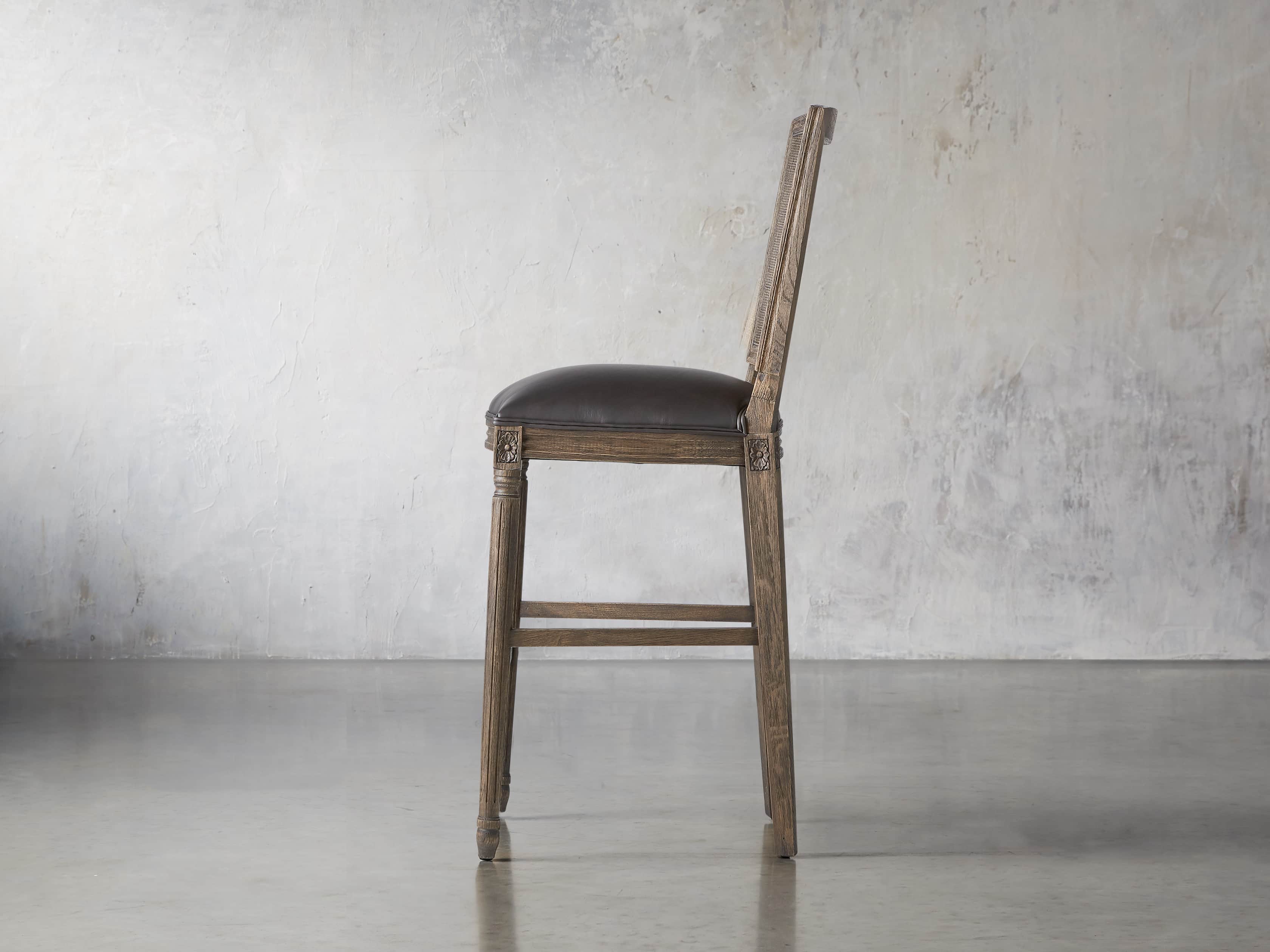 Adele 19" Cane Back Bar Stool