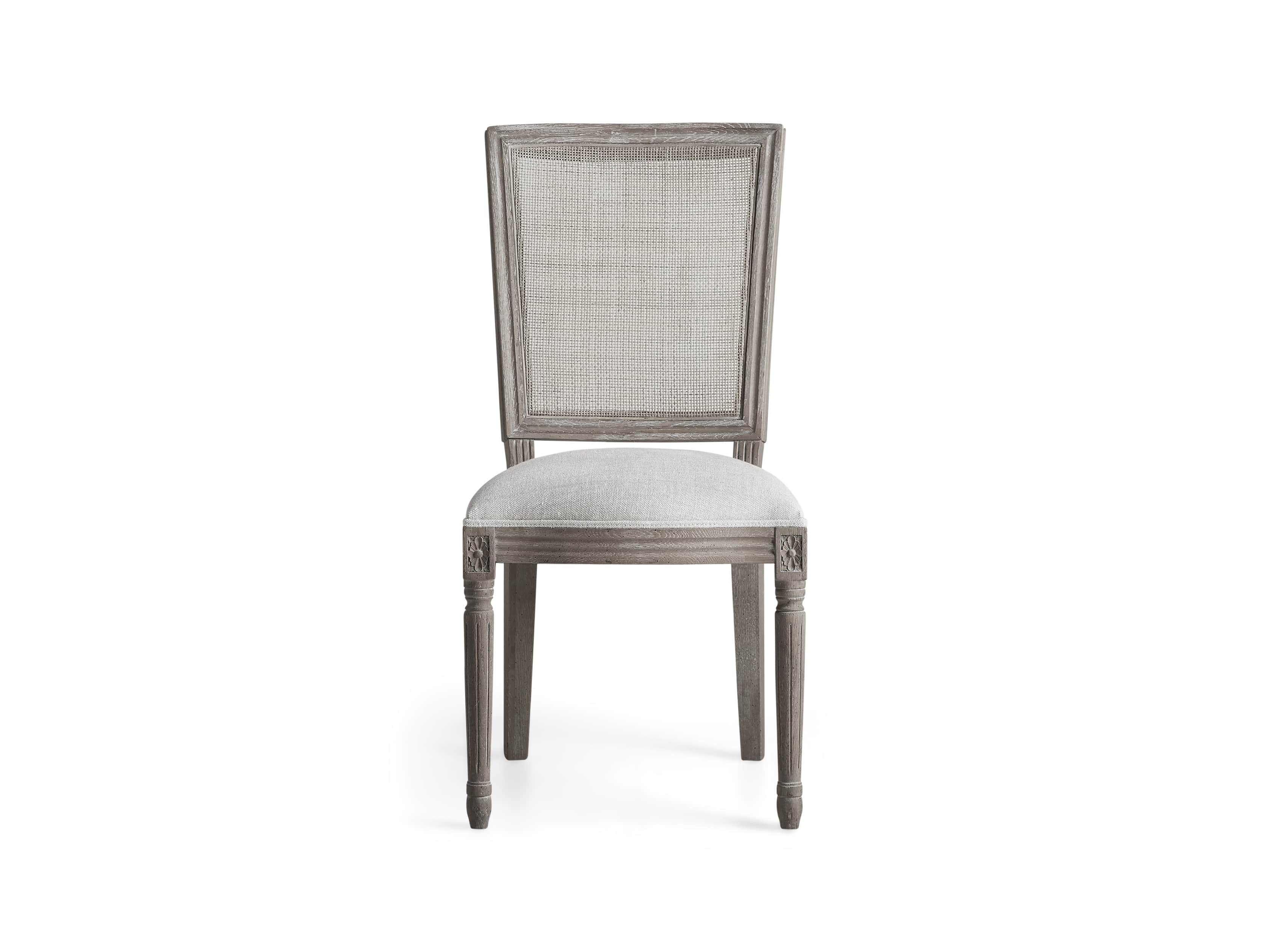 Adele Cane Back Dining Side Chair in Stone Vintage, slide 7 of 8