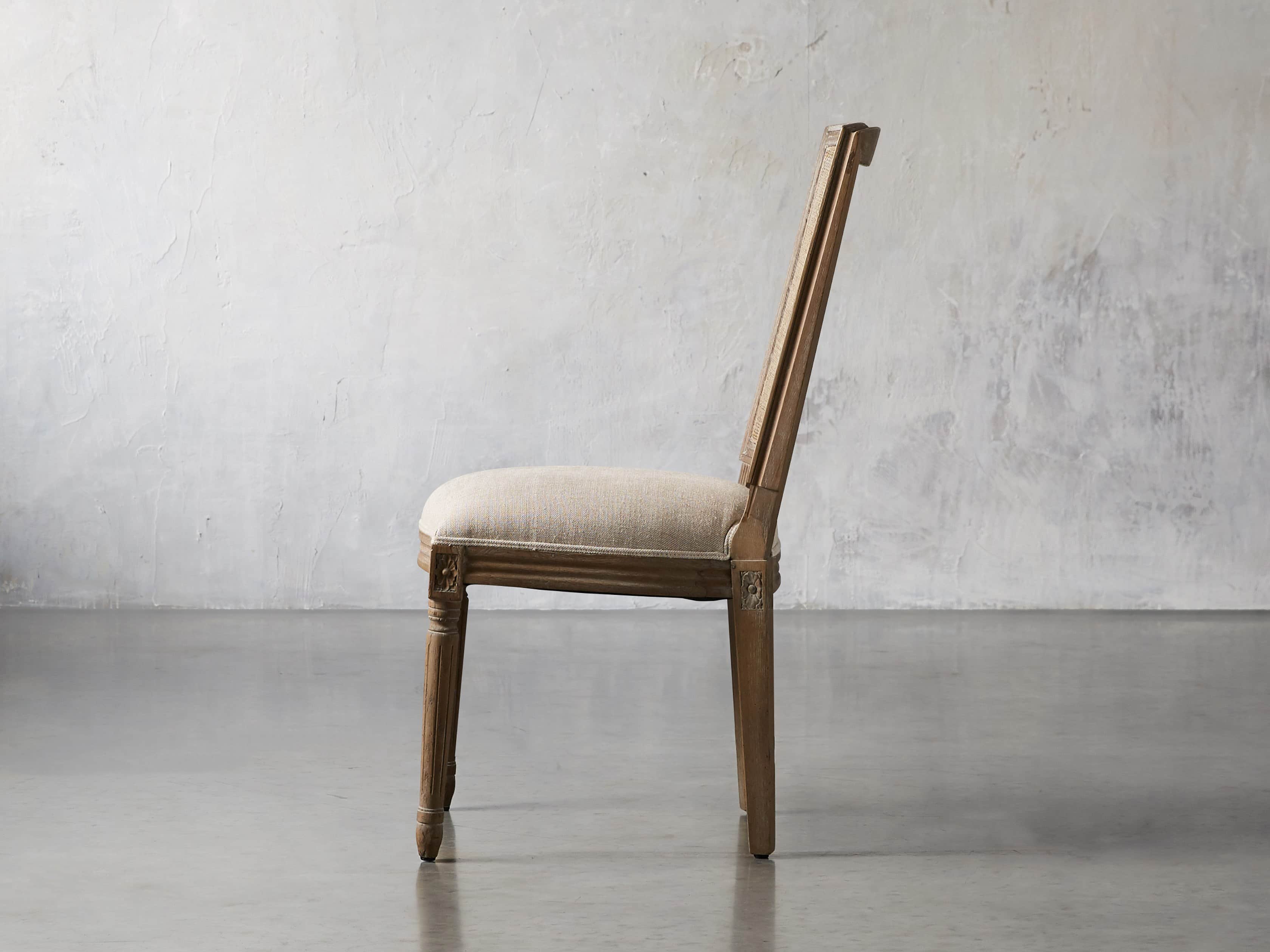 Adele 23" Cane Back Dining Side Chair in Weathered, slide 3 of 8